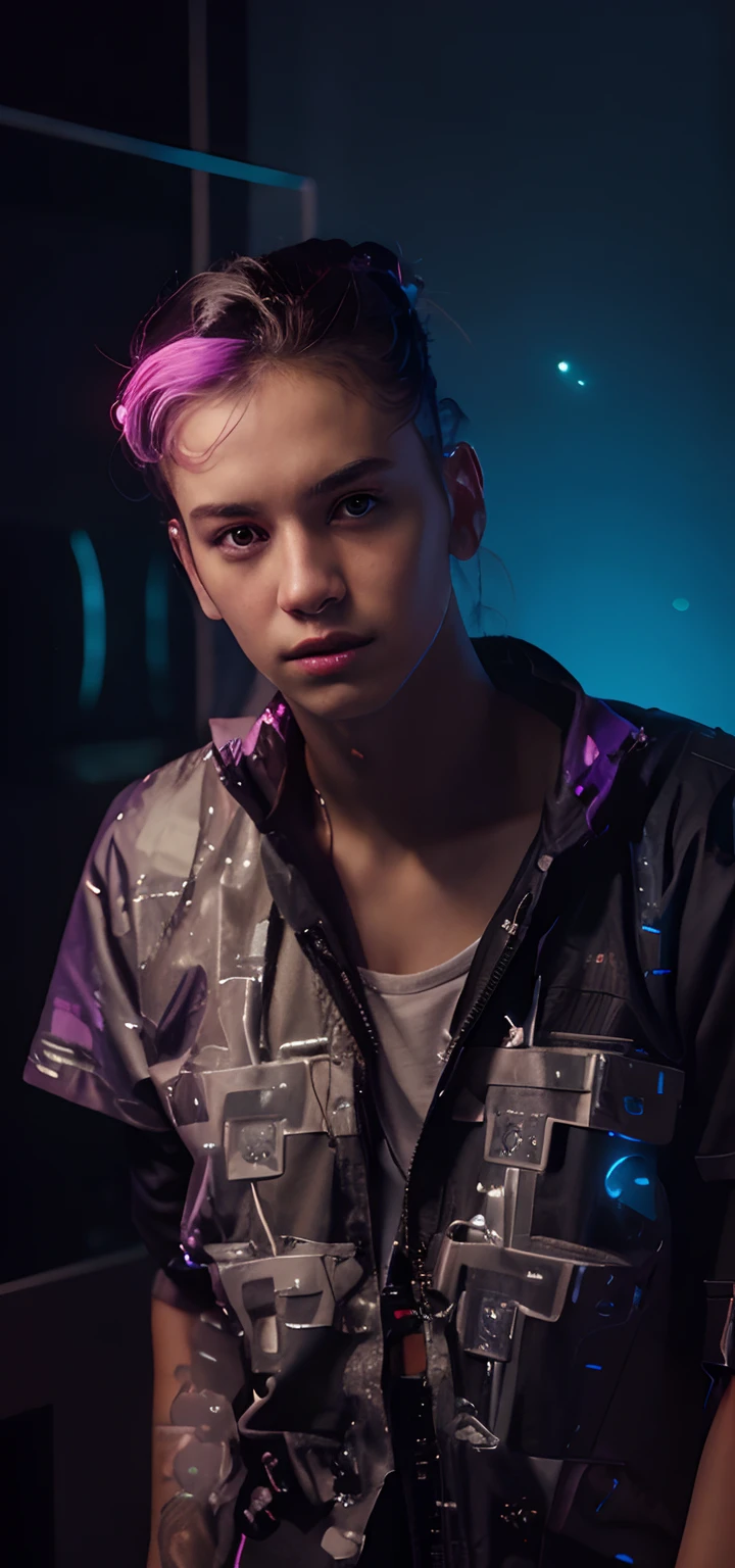 Cyberpunk, neon background, change background, realistic face,,8k,face no change,no hear change