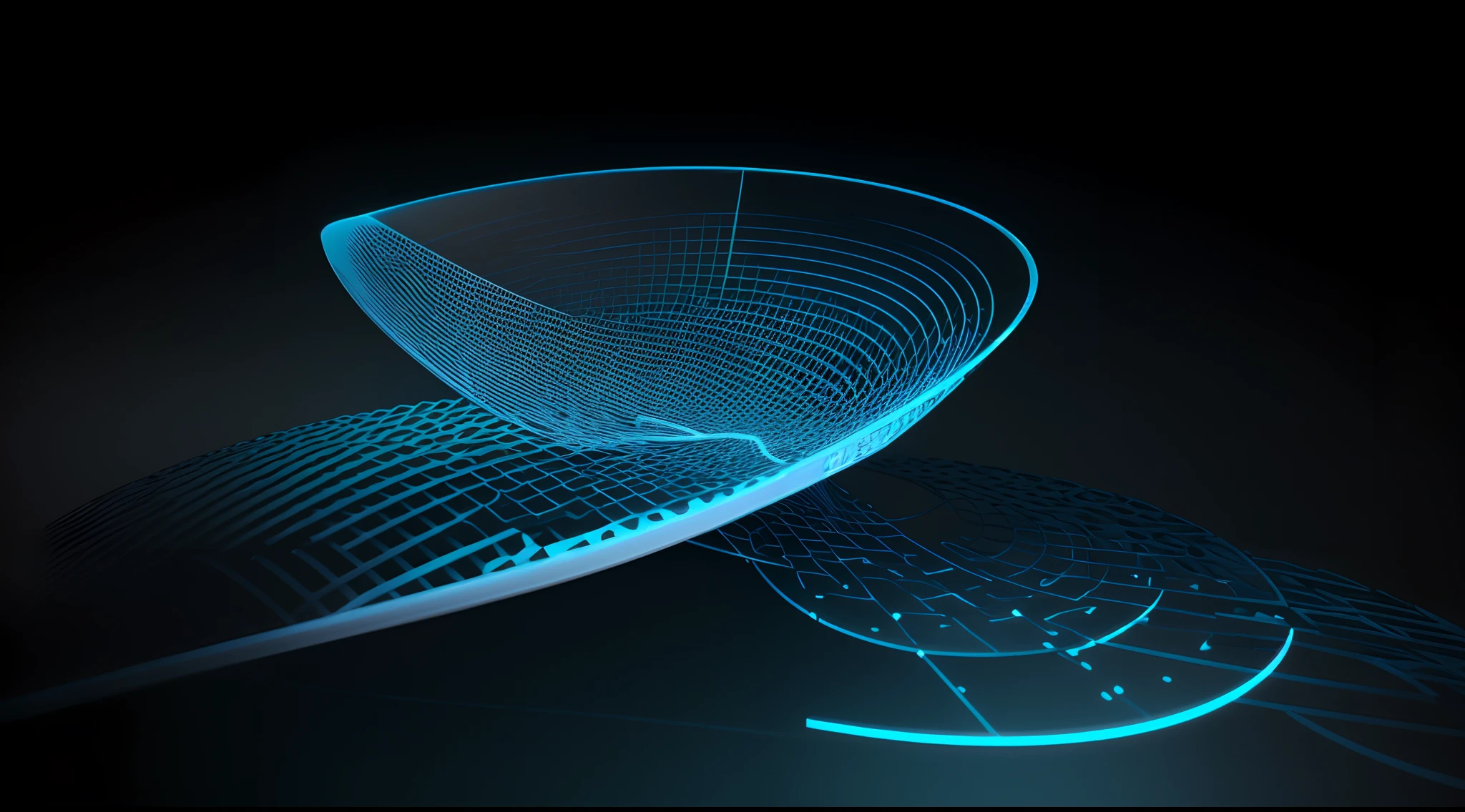 Engaging 3D visualization featuring stunning graphs、glinting