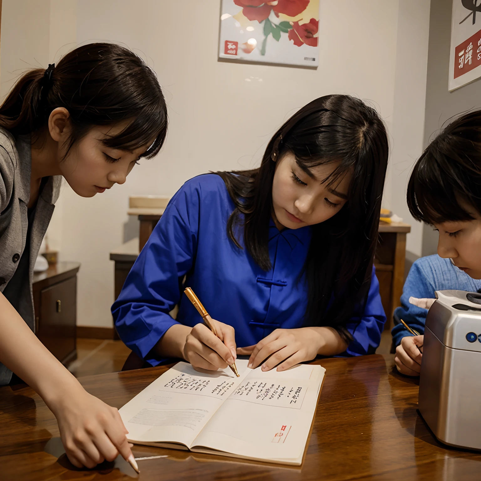 Chinese youth writing
