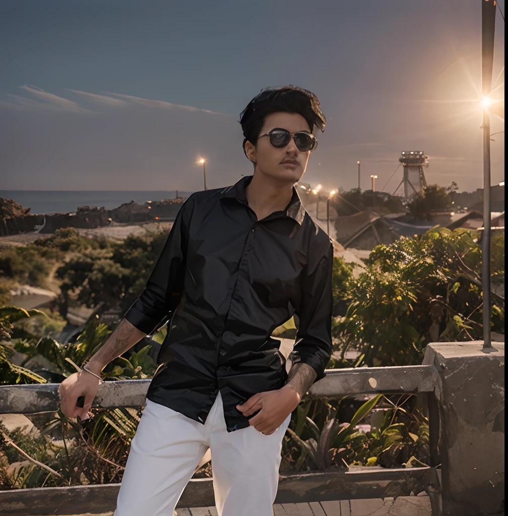 RAW photo, a portrait photo of 19 y.o man in casual clothes, night, city street, (high detailed skin:1.2), 8k uhd, dslr, soft lighting, high quality, film grain, Fujifilm XT3