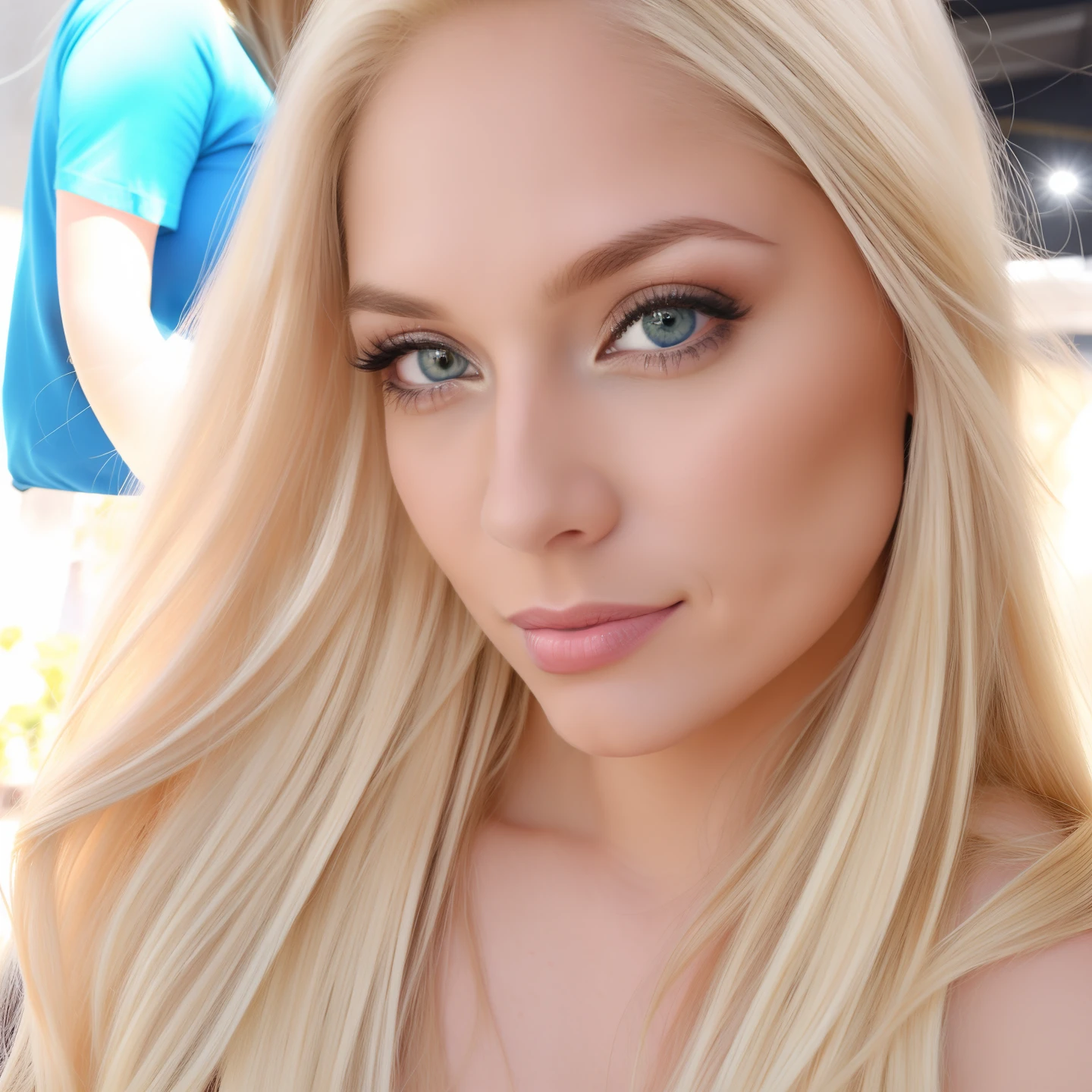 blond woman with long hair and blue eyes posing for a picture, long blonde hair and large eyes, by Nándor Katona, blonde hair and large eyes, 30-year-old woman from cuba, blonde swedish woman, blonde woman, sexy face, blonde and attractive features, marischa becker, long blonde hair and big eyes, angie glocka