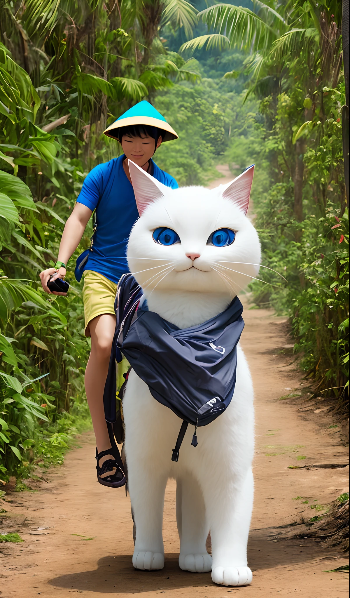 Doreamon muscle walk around viet nam