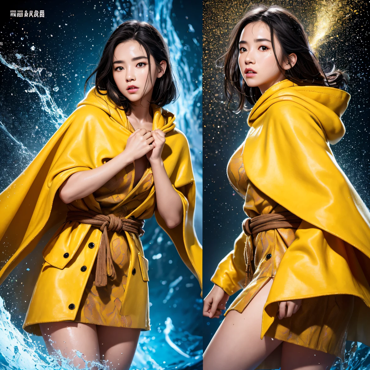 Realistic painting_book_cover:1.3, girl goes to the pyramids,CG Giant, Smooth CG art, Realistic. Cheng Yi, Realistic secret style, A lovely secret rendering, Rendu portrait 8k, Render character art 8 K, Kawaii realistic portrait, (Linen batik scarf), Angry fighting stance, looking at the ground, Batik linen bandana, Chinese python pattern long-sleeved garment,Uncharted(Abstract propylene splash:1.2), Dark clouds lightning background,废墟(realisticlying:1.4),Black color hair,Flour fluttering,Telephoto lens high, A high resolution, the detail, RAW photogr, Sharp Re, Nikon D850 Film Stock Photo by Jefferies Lee 4 Kodak Portra 400 Camera F1.6 shots, Rich colors, ultra-realistic vivid textures, Dramatic lighting,8K quality, Girls,Backstreets, Dark clouds lightning background(realisticlying:1.4),Black color hair,Uncharted, RAW photogr, Sharp Re, Nikon D850 Film Stock Photo by Jefferies Lee 4 Kodak Portra 400 Camera F1.6 shots, Rich colors, ultra-realistic vivid textures, Drama light film CG agency,Tropical canyon battle scene、Chinese big breasts、Vintage trench coat、three kingdom、ember、100 people、Faraway view、intense battles、high detal、masuter piece、NSFW,Multi-layered long-sleeved gauze garment,Quick-drying vest,Colorful cotton and linen sweater,Red and black snake cloak cloak,Doomsday ruins(Uncharted)Climb the streets(Armageddon)eyes filled with angry,He clenched his fists