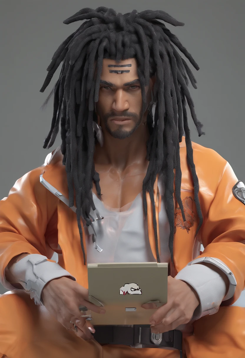 (Best Quality,4K,8K,hight resolution,masutepiece:1.2), Ultra-detailed, Realistic:1.37,
((Chainsaw on the head、Pochita))、((thick and long dreadlocks:1.2))、((The whole body was covered with black hair..))、((Little Wolfman))、((Wolf body hair))、(characteristic long dreadlocks)、((Stuffed wolf))、((Black hair all over the body))、