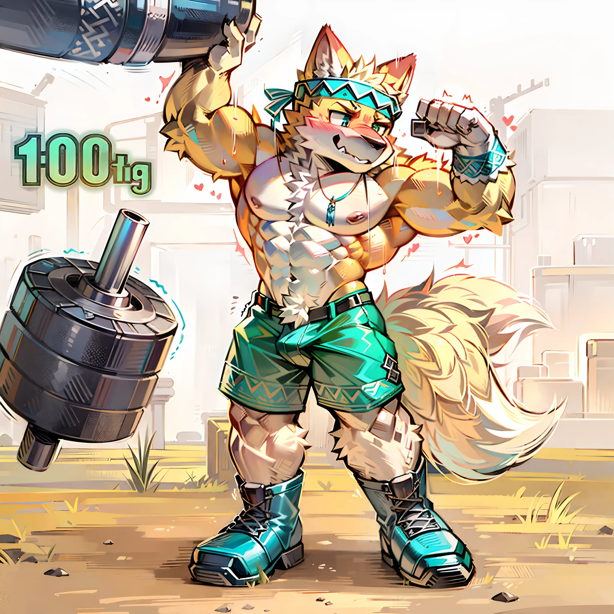 stronger muscle,Larger male head,Strong leg muscles, The thighs must have a pronounced muscle line,beefy pectorals,Strong arm muscles,Angular abs,Stronger abs