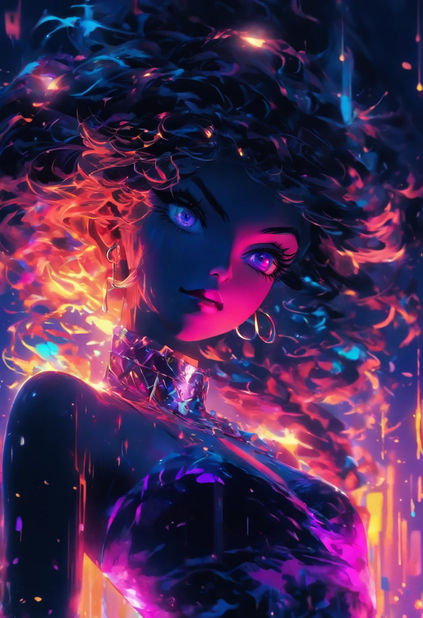 (Masterpiece:1.2), best quality, (illustration:1.2), (ultra-detailed), hyper details, (delicate detailed), (intricate details), (cinematic light, best quality Backlights), clear line, from below, solo female, perfect body, (1girl), Black hair, glowing Purple eyes, Light-skin, (Nun, black see-through clothes),(gater belt:1.1), slightly close eyes, looking downward, turn head, ( shy:1.2), ((makeup)), high contrast, (best illumination, an extremely delicate and beautiful), ((cinematic light)), colorful,((Photoshop Pastel Painting)), Elegant, (Cinematic masterpiece), scary, fierce, powerful, wet skin, chains, splashes of colour, nighttime, atmospheric, absolutly eye-catching, ((colourful paint splashes on transparent background, dulux,)), ((caustic)), dynamic angle,beautiful detailed glow,