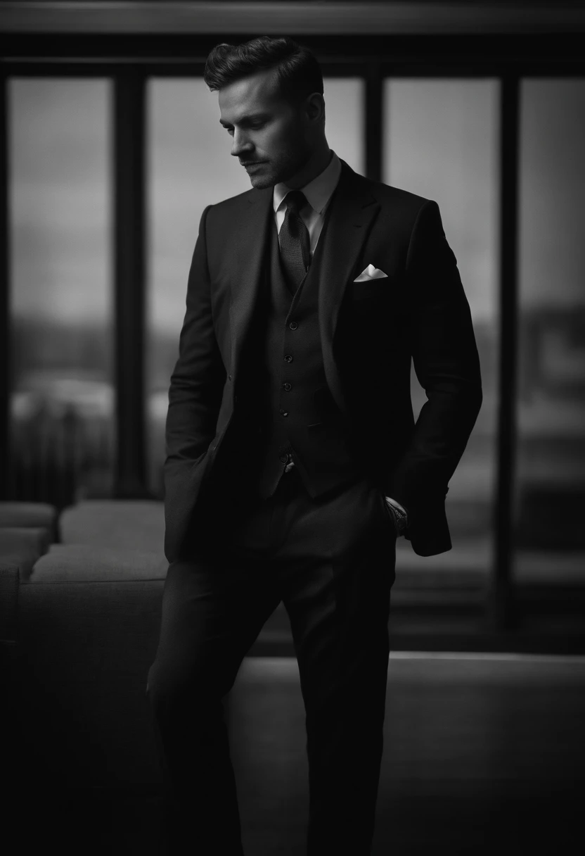 An Alafard man in a suit takes off his tie in the dark, Wear it with a suit and tie, wearing a suit and a tie, Topic details: wear suit, Wear it with a suit and tie, wear suit, wear suit, Bring a suit, Wear tunics and ties, suit and tie, wear suit, wearing a strict business suit, Dressed in a black suit