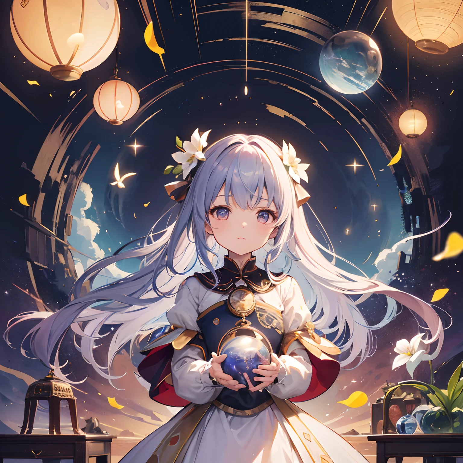 gravity、kosmos、station、Bolides、speculum、gold、ruby、Day and night reversal、starrysky、the setting sun、shizuku、Sateen、downpours、Pedras preciosas、spherical body、square shapes、fish tank、Watches、pocket watch、Inverted up、There are elephants and no elephants、Mysterious、Serious、In a dream、instability、Unreality、dystrophy、Da Vinci、History、successive generations、Overflowing love、Guerrilla downpour、Lily flower、flower petals、sparklers