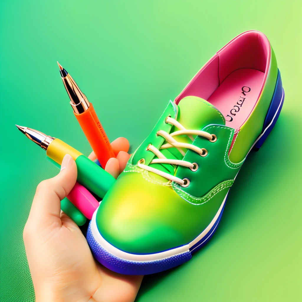 shoe eye glass pens verdant kawaii