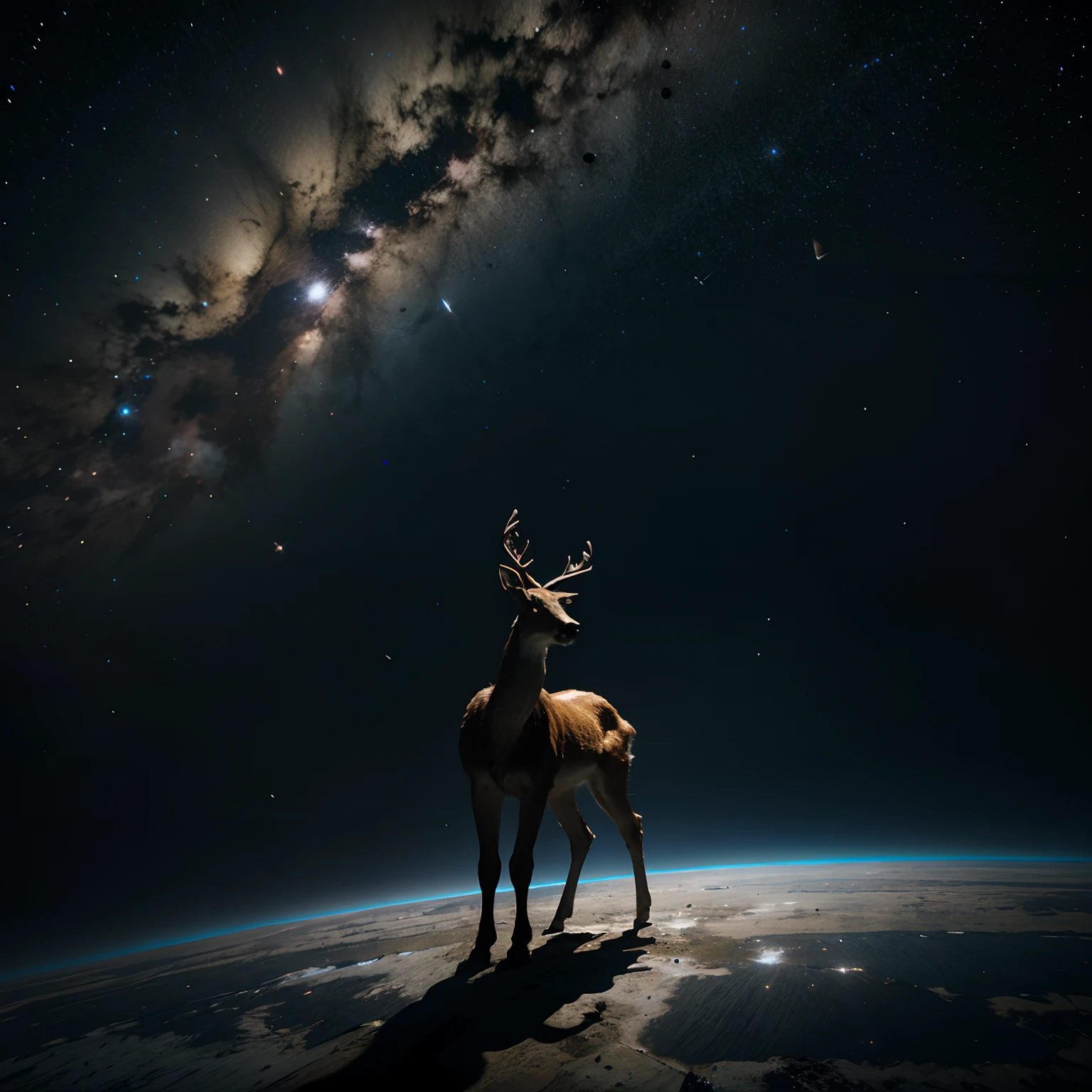 Space and deer