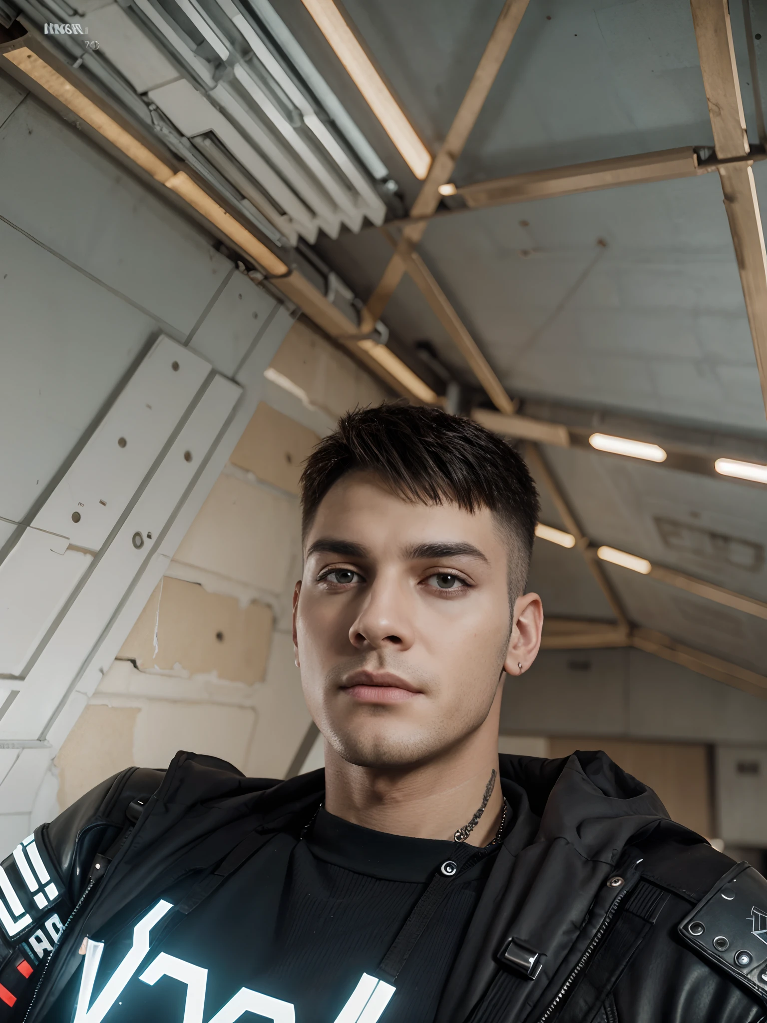 Change backround cyberpunk handsome boy realstic face Davil backround 3D 8k
