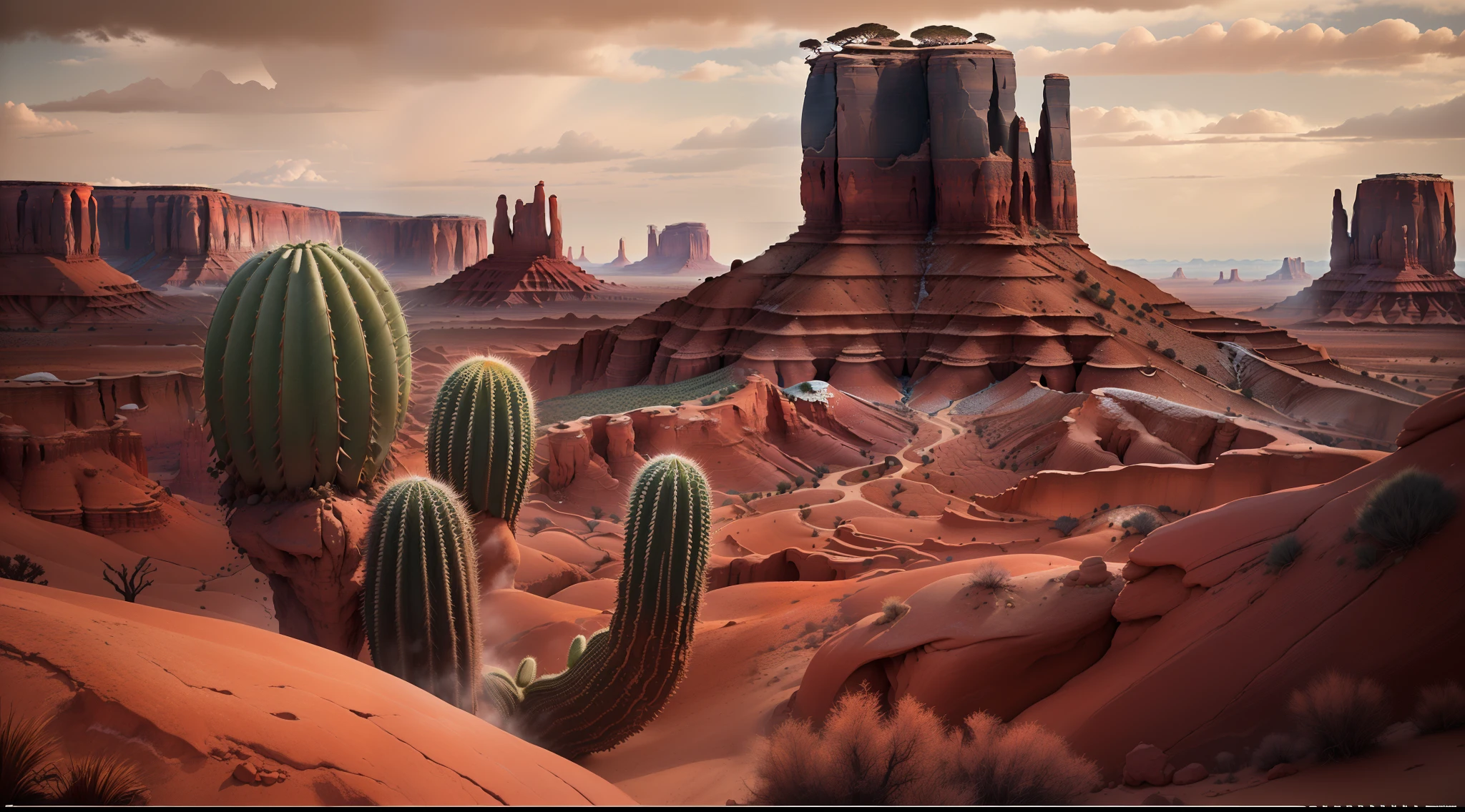 (Best quality,4K,A high resolution,Masterpiece:1.2),Artistic,Natural scenery,Stunning landscapes,Photography,Under the night sky (monument valley, Tsé Bii Ndzisgaii),(Huge sandstone formations, towering rock),geomerty，