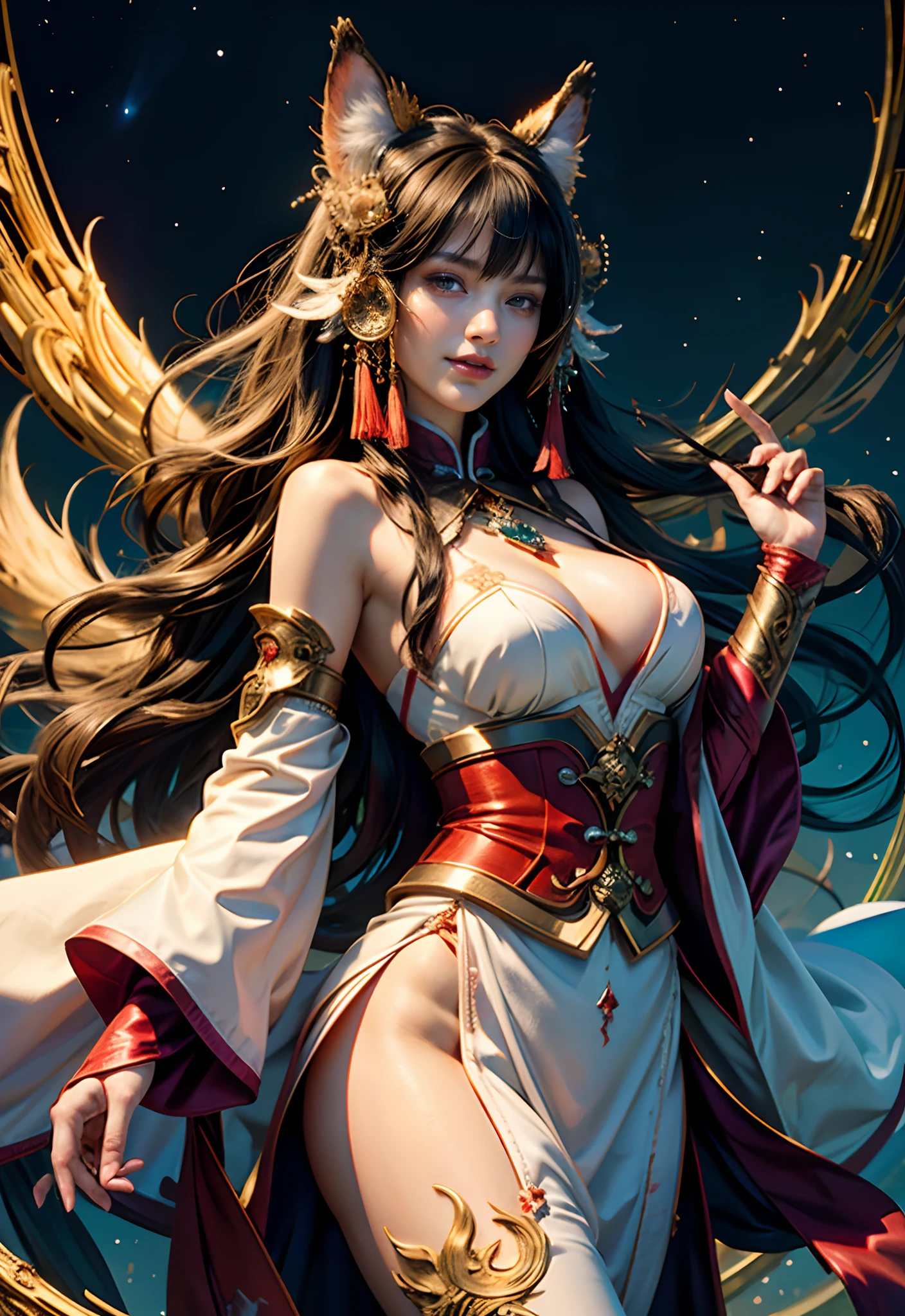 (Numerous award-winning masterpieces, with incredible detail, textures and maximum detail), ((hyper realistic:1.4)), (realistic:1.3), ((extreamely beautiful face features)),(best quality real texture skin), (Pale but beautiful face:1.8), (fine circular glowing dark brown eyes: 1.2), (perfectly cymmetricla dark brown eyes: 1.2), highly detailed, ultra-realistic, intricate details, painting (artwork), ((masterpiece,best quality)), hyper realistic,