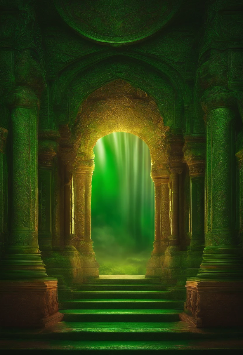 Green, Ambient-friendly text