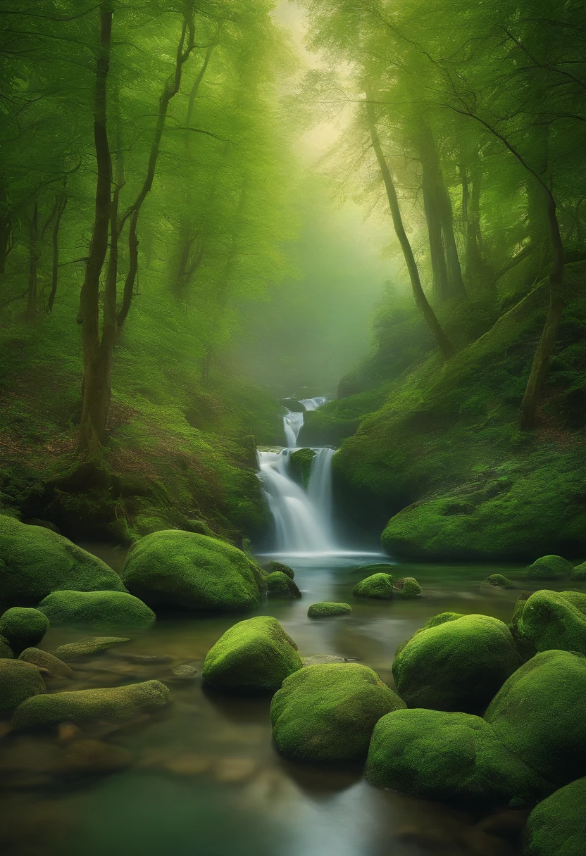 Green, Ambient-friendly text