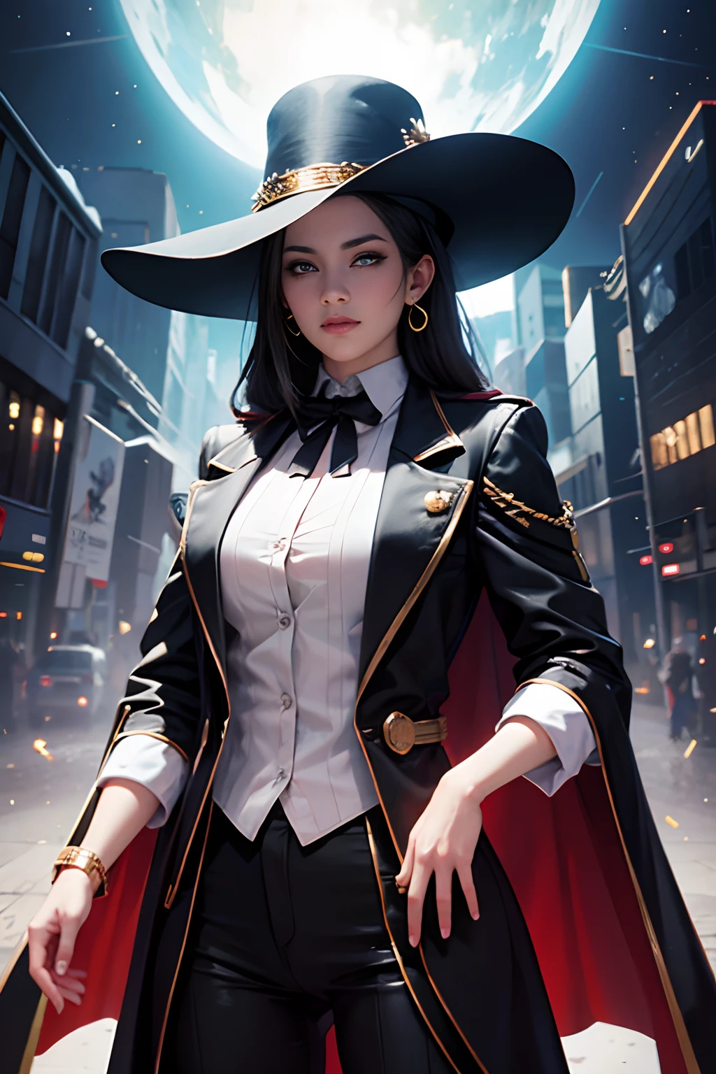 female magician