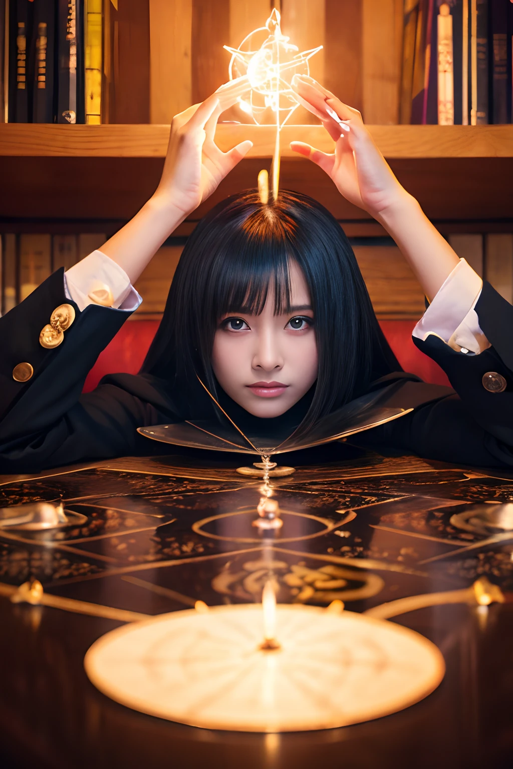 female magician