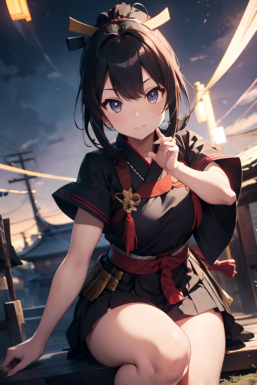 ​masterpiece、(detaileds、hight resolution、top-quality)、（女の子 1 人：1.5）、Onmyopath、samurais、A war-torn country with half-demons。 Silakurena, once a united state,、The country collapses due to the death of Meishu, who was organizing various places.、The three domains were entering the Warring States Period, where they were vying for the unification of the world.。 Nearly half of Shirakena is made up of humans.、There are also half-youths and beastmen.、The composition is largely divided by the clan.。 Northeast「Swaga Clan」は呪術や式神を駆使するOnmyopathたちの藩、Southeast「Takekura Domain」は城壁をも斬り裂く一騎当千のsamuraisたちの藩、western「Zion Clan」is a clan of subhumans such as half-youkai and beastmen who are good at witchcraft and covert actions.。 The three clans fought many times,、Through tactics that make the most of each characteristic、The forces were antagonistic。 After metastasis、Suddenly, the three clans that were confused by the shock of metastasis「Your power... Show me out...」I heard a voice saying.。 Convinced that this must be a message from the divine fox in the world of Shirakurena, the three clans decided to make a temporary truce.、Again became one country as Sirakrena。 Eta、To Centrake, who has tried to contact、Obey the message and wield your power as one、It was going into a state of war.。