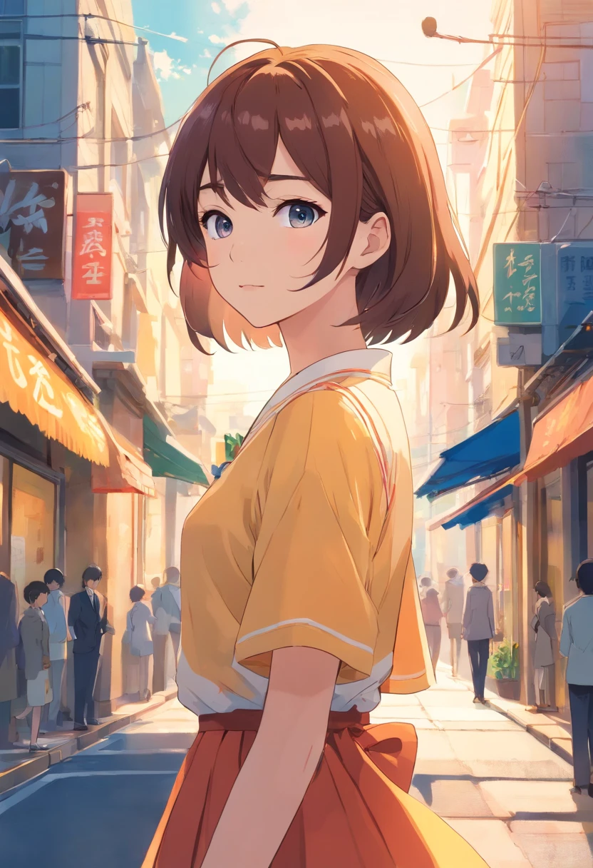 "Create a captivating description of a young woman who exudes elegance and grace. Highlight her features, attire, and the aura of charm that surrounds her. Craft a narrative that brings out the essence of her beauty, making the reader visualize her as the epitome of grace and allure, in highest quality with high res"