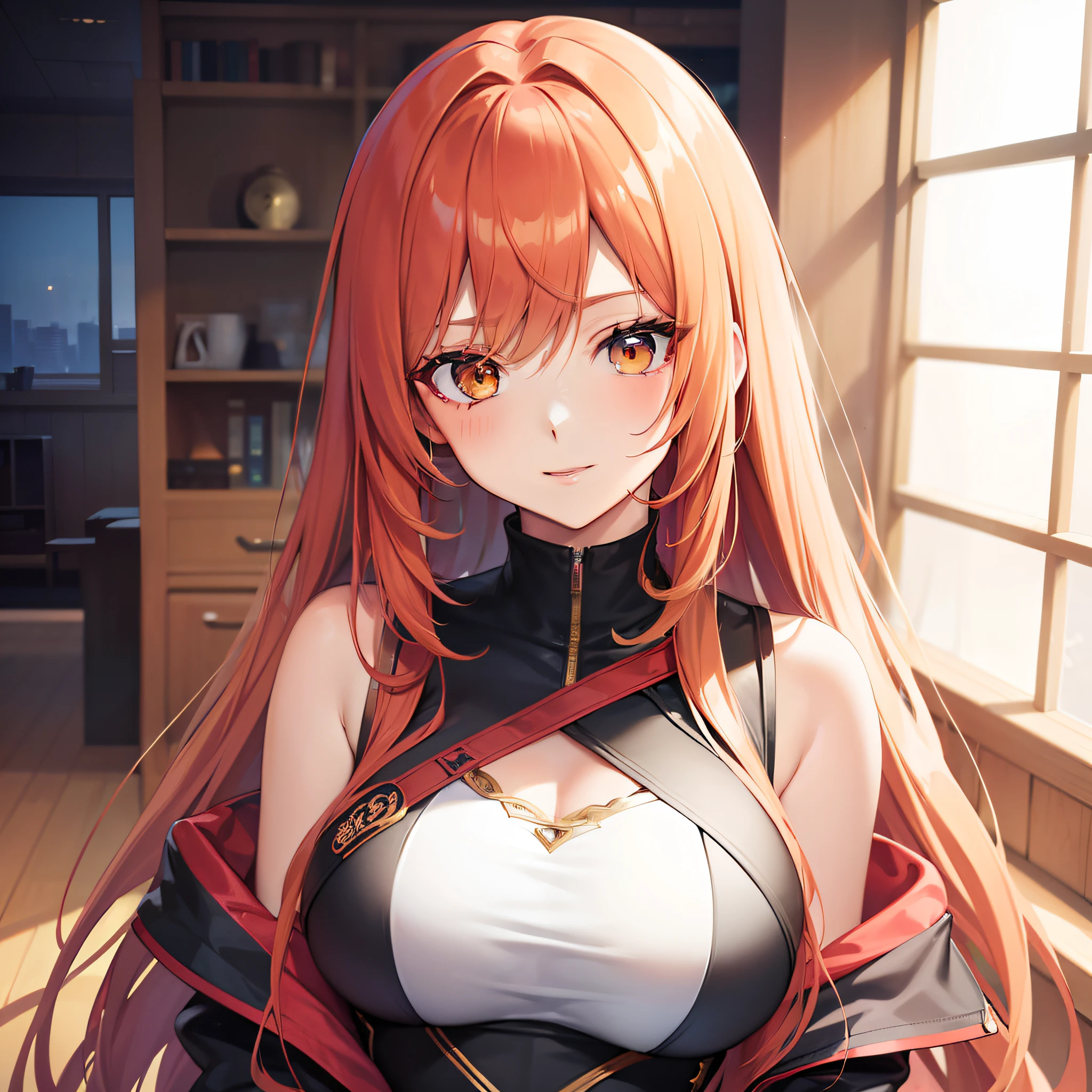 woman with long red hair and armor, ayaka genshin impact, ayaka game genshin impact, portrait knights of zodiac girl, female protagonist, cushart krenz key art feminine, valentina remenar, genshin impact character, genshin, cyarine, artgerm and atey ghailan, portrait knight female,(full body)