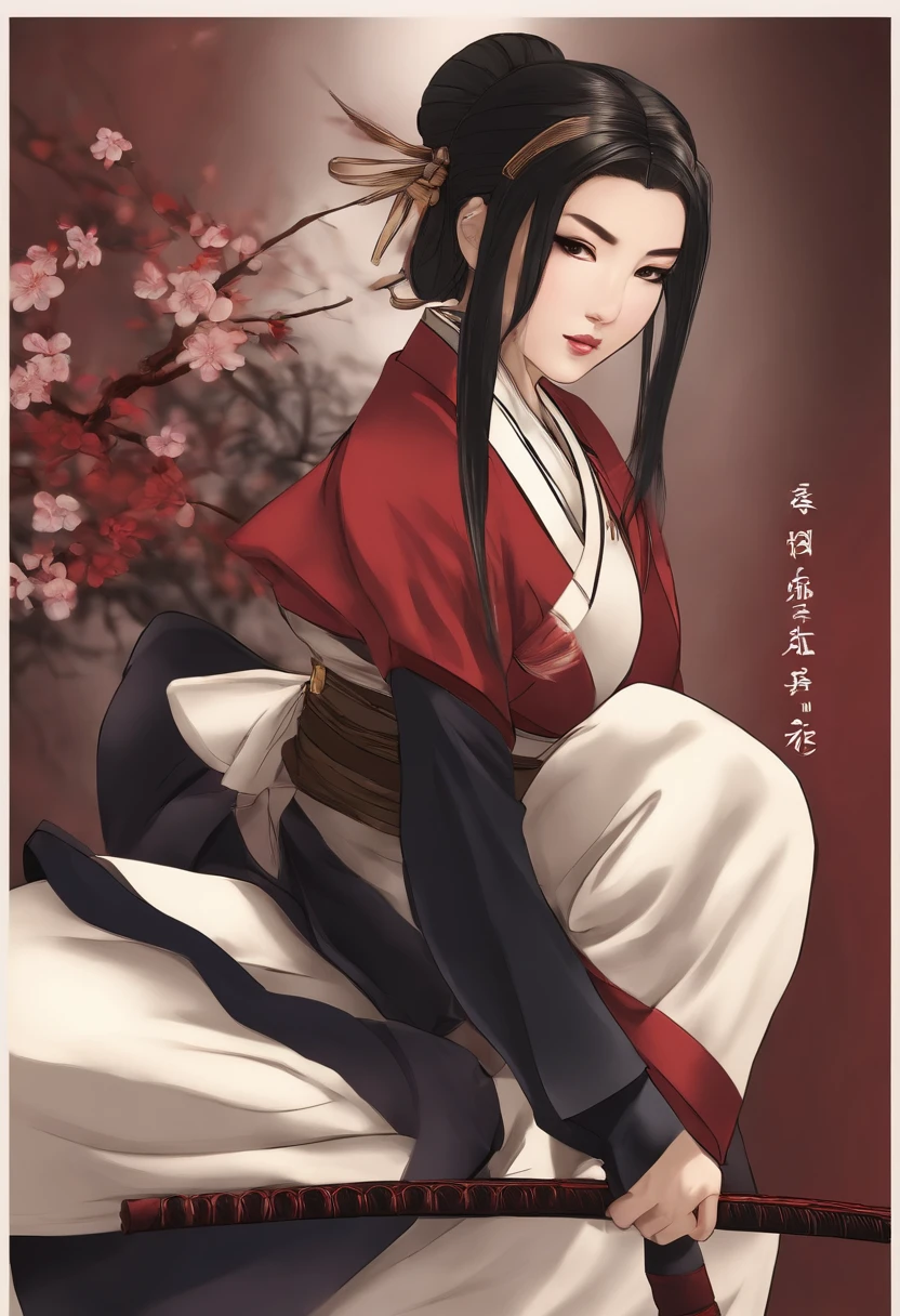 Create a captivating photo of a kunoichi girl, 「Flower Ninja」,Beckons enemies seductively with her gaze. She wears a skimpy Edo-period ninja costume, Standing in a dimly lit room, 「Kunoichi Ninpo」to weave a mysterious air with.
Kunoichi with a gaze that irresistibly invites the viewer, The enchanting Edo period kunoichi,She wears skimpy ninja clothes、Set in a shadowy room, 「Kunoichi Ninpo」Using the、Seduce the enemy at war.