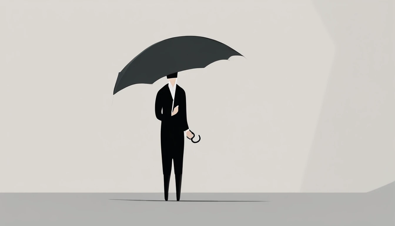 Rained，holding a umbrella，An umbrella，stickfigure