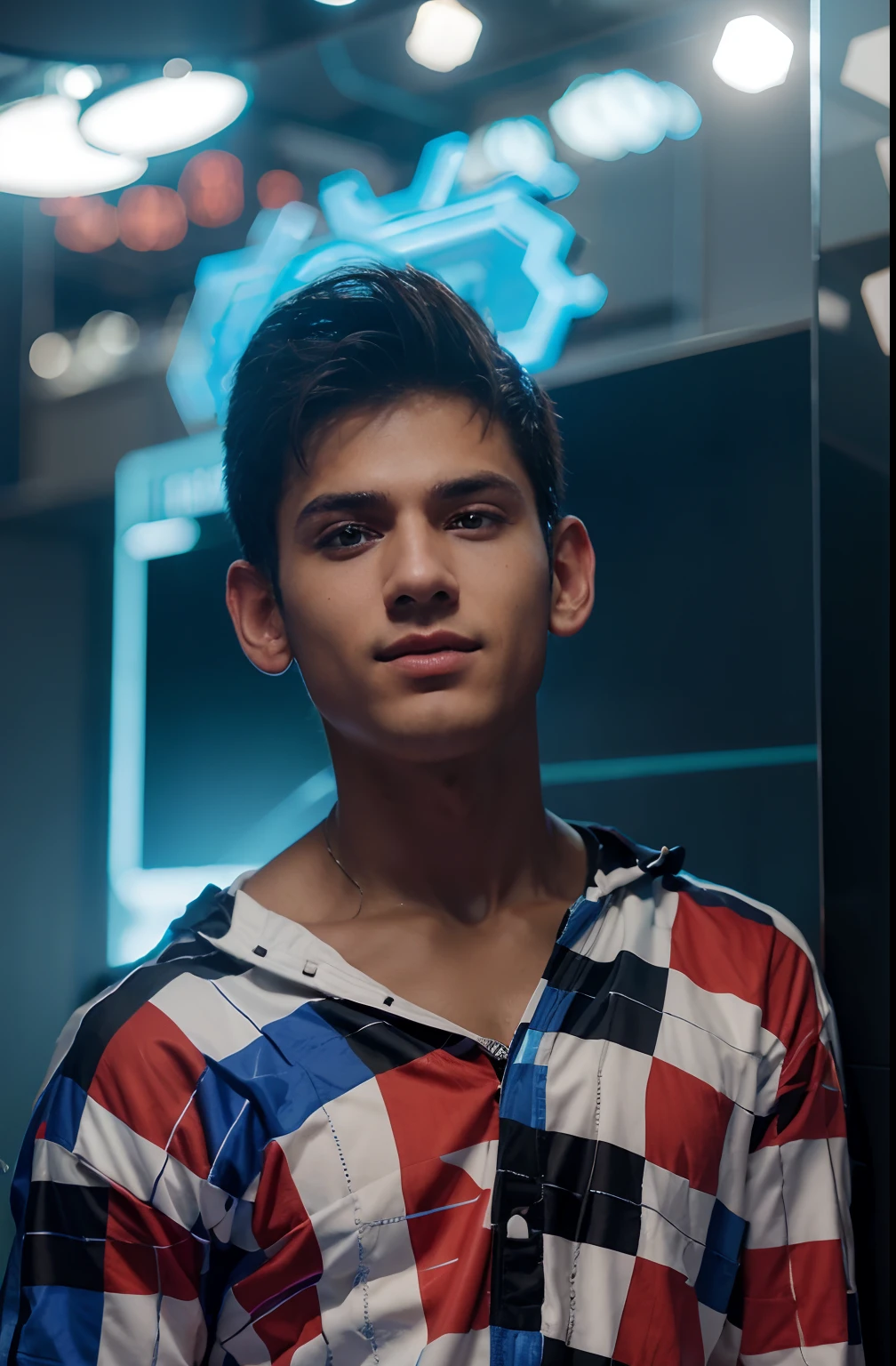 Cyberbrunk handsom boy ultra hd