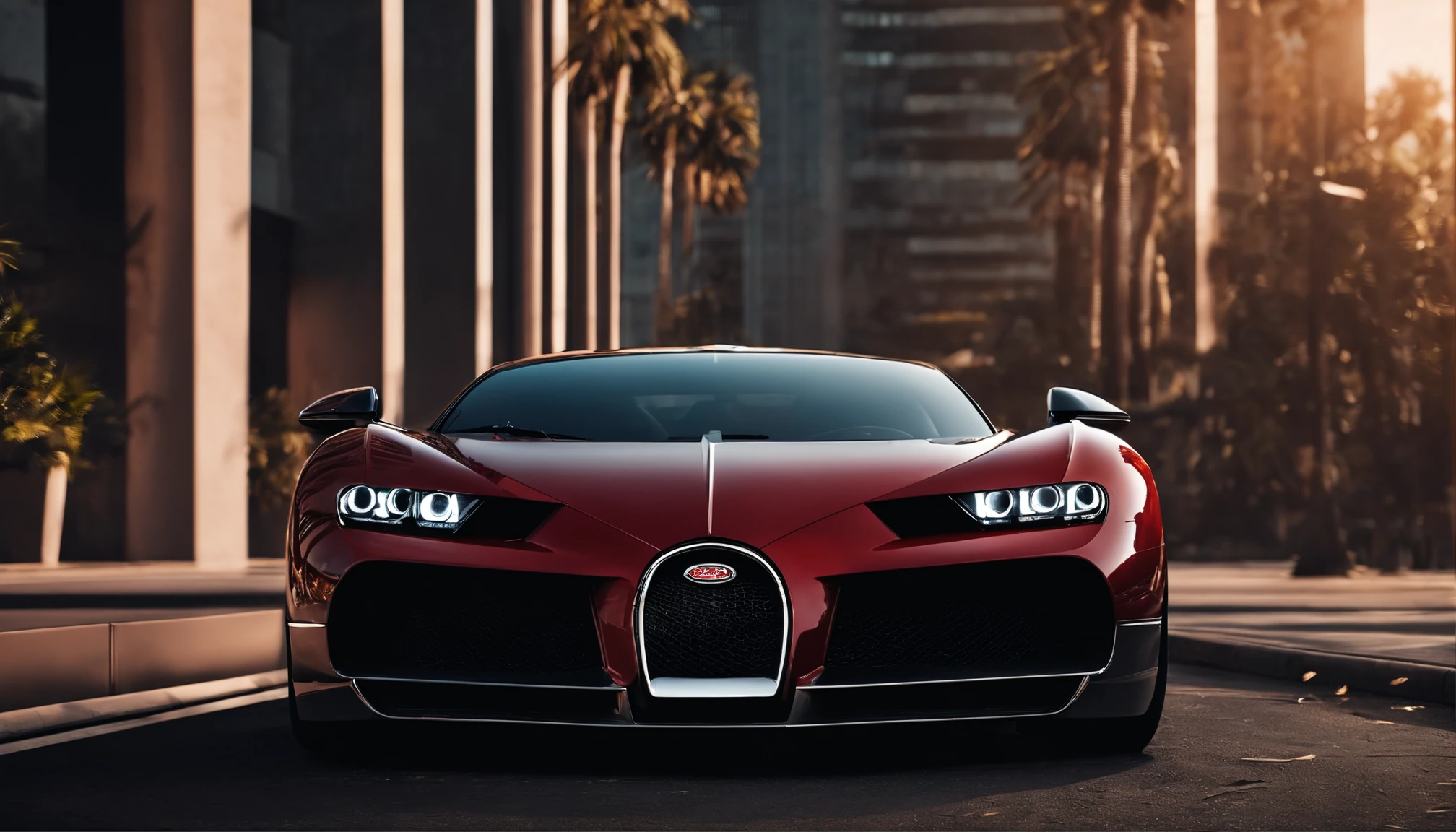 Um close up de um carro Bugatti estacionado em uma rua da cidade, wallpaper mobile, cinematic poster, papel de parede do telefone, como matriz, cartaz motivacional,cor preta lamborghini carro, money raining from the sky,cinematic wallpaper 4k, cinematic 4k wallpaper, Matriz LUT, poster!!!, GTA V Estilo Poster, fotografia automotiva, cinematic matte illustration, matte digital illustration, paper awesome wallpaper, cartaz de filme de pintura fosca, gta arte da tela de carregamento, wallpaper mobile