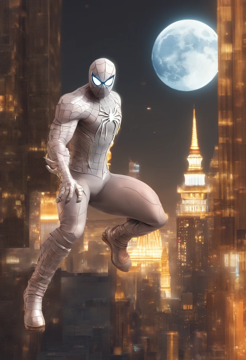 Spiderman and Moon Knight combined as one