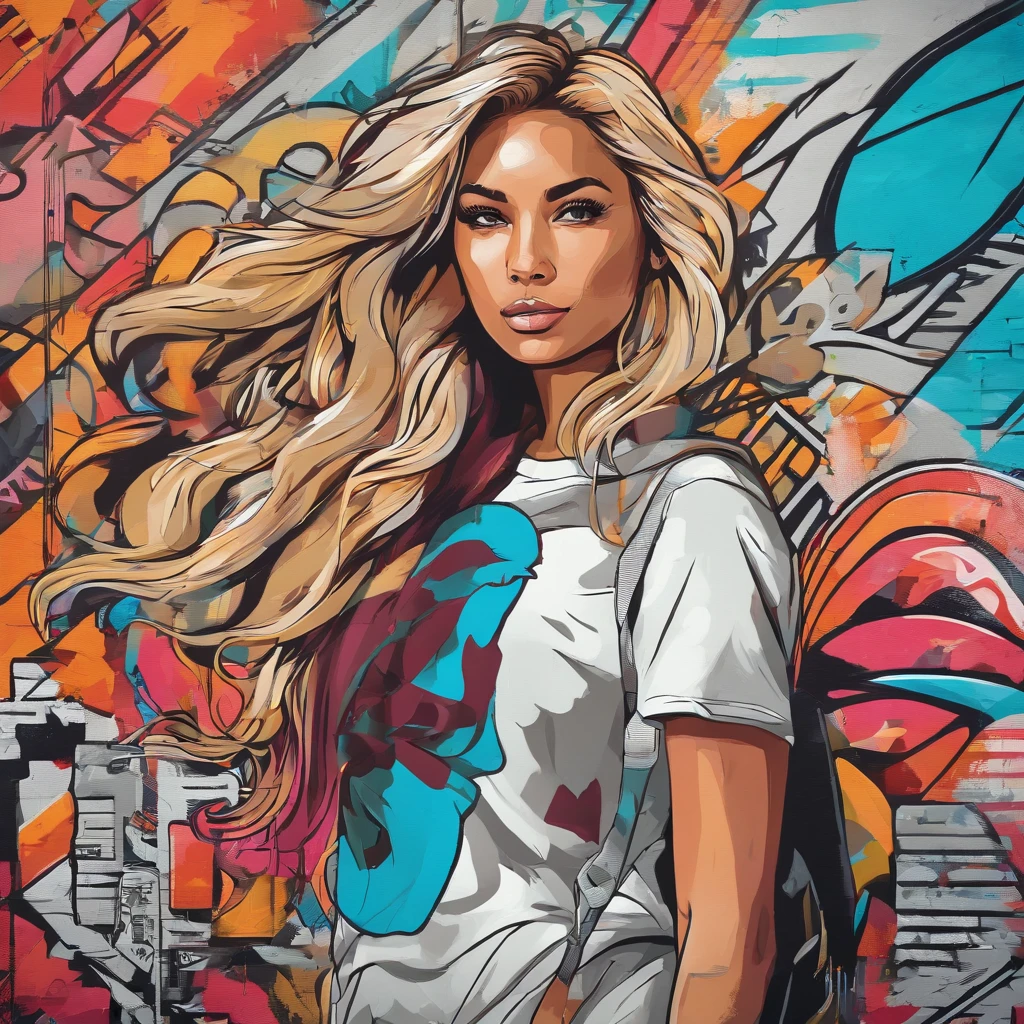beautiful blonde girl Yalitza Aparicio, half length portrait, Kurzes, zerzaustes hellblaues Haar, Schwarzer Lidschatten, (Kleidung im urbanen Stil:1.2), (Hintergrund der Stadt:1.2), Dunkles Make-up, Digitale Kunst, Trends in Artstation, Sehr detailliert, Feine Details, kompliziert, Beautiful detailed gloss, detailliert, CinematicLight, High resolutions, detailed facial features,scharfer Fokus, GLATT, aesthetic,