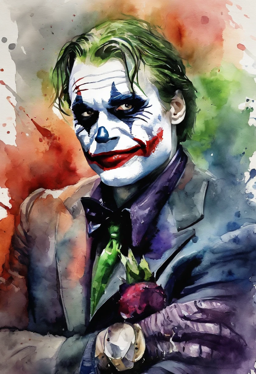 Harley With Joker Poster