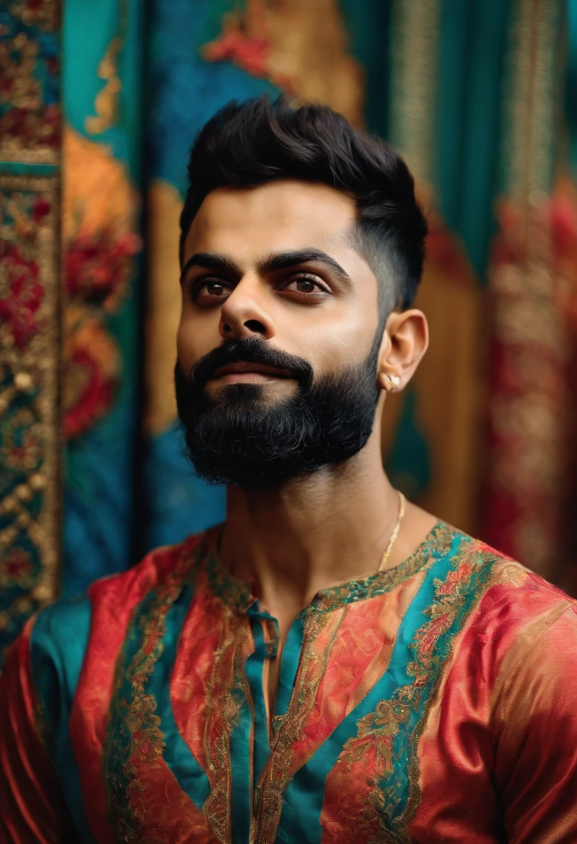 Virat kohli standing behind