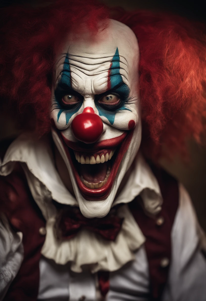 Horror red skelton