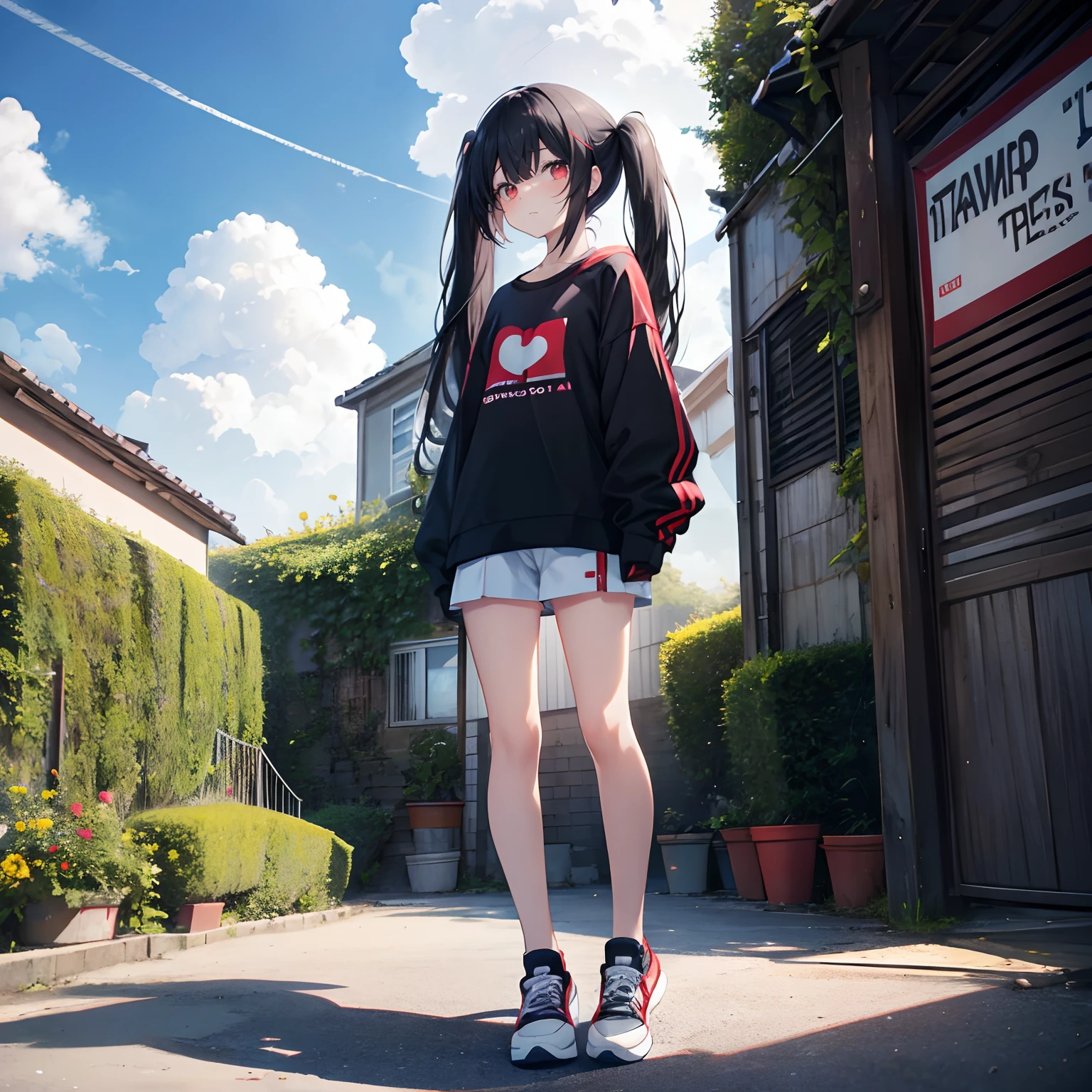 Black longhair loli, wearing a maid outfit, Kneeling, Legs and five fingers, More meat, Cute 2D, backgroundbacklitHD