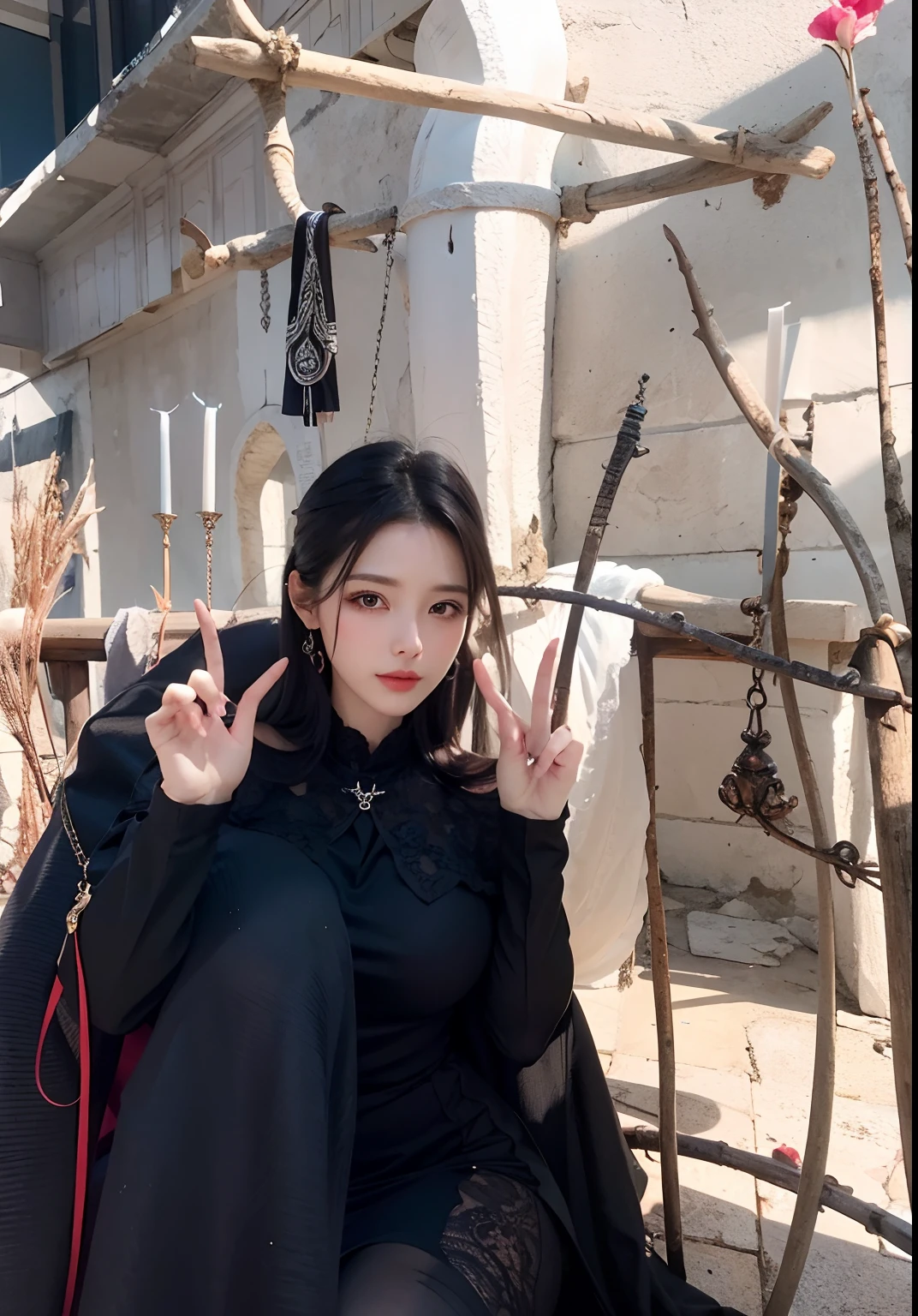big_???????, pure_body, clear_beautiful_face, shiny_longer_hair, black_hair, same_background, same_dress, beautiful_mature_woman, dark_eyebrow, dark_eyelashes, beautiful_nose, beautiful_waist, realistic