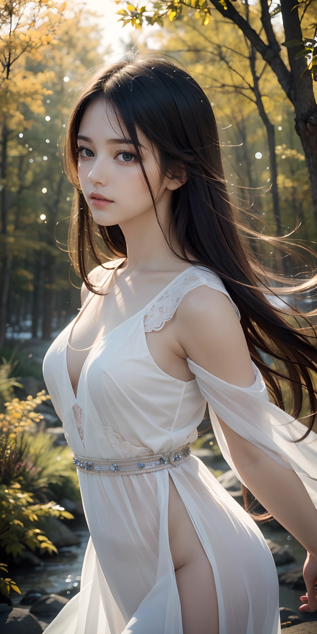 (Best Quality,4k,high resolucion,Masterpiece:1.2),Ultra-detailed,(realisitic,Photorealistic,Realistis:1.37),Agnes Cecil and the Woman,luminous design,pastel colours,Ink droplets,autumn lights,portrait of a,Smooth brushstrokes,ethereal atmosphere,Vibrant foliage,Serene Expression,Dreamy background,subtle textures,Flowing movement,Emotional connection,Delicate lines,harmonious composition,Dynamic lighting,soothing tones,Hazy atmosphere