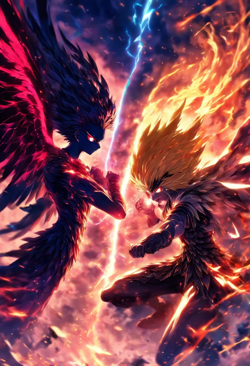 Angel vs shadow