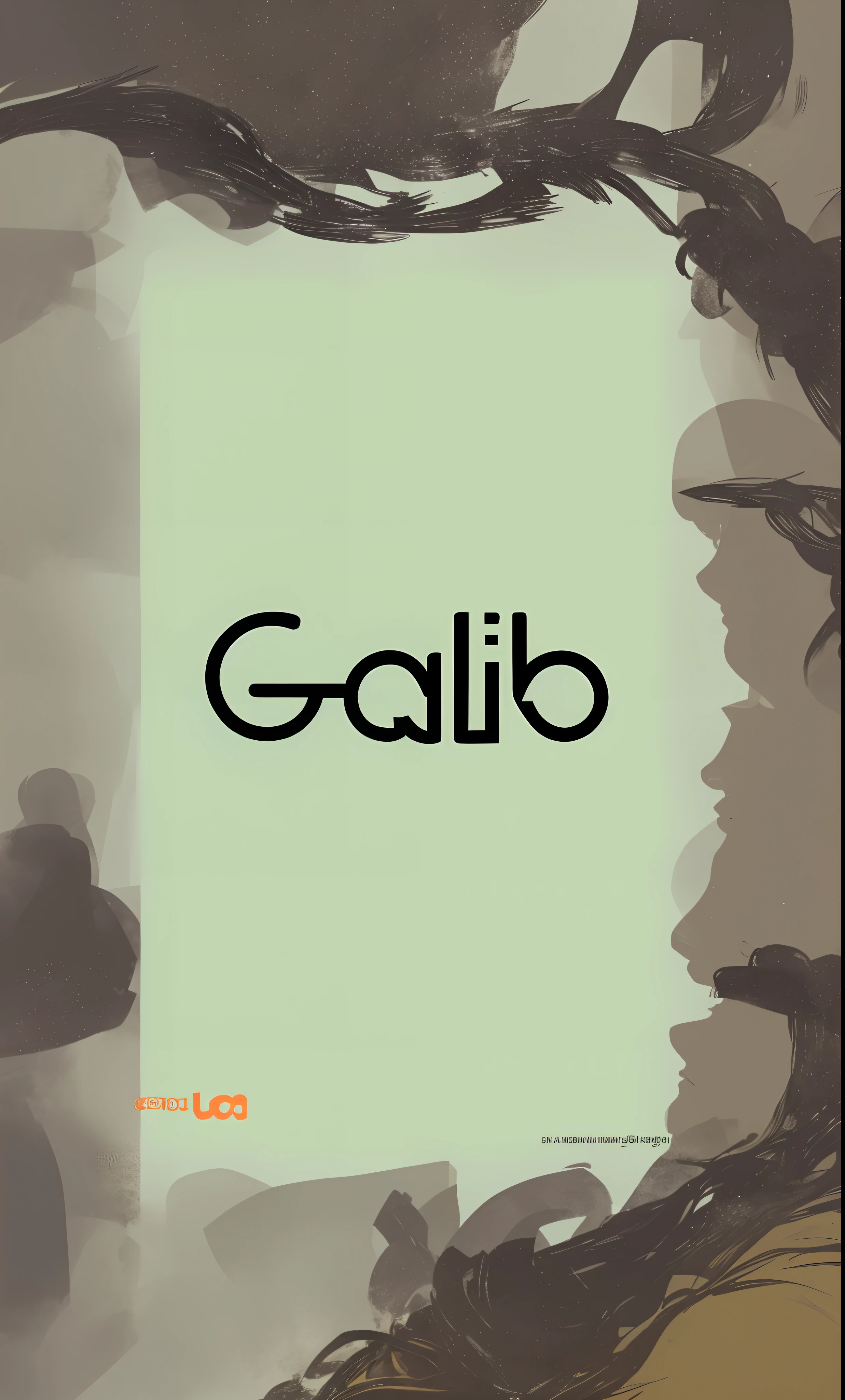 a close up of a cell phone with a logo on it, yellow calibri font, glair, studio ghilbi, gibli, studio gibli, inspired by Galen Dara, caligraphy, studio ghibi, galileo, hijab, by Galen Dara, studio ghibly, by Carlo Galli Bibiena, ghibli, calf