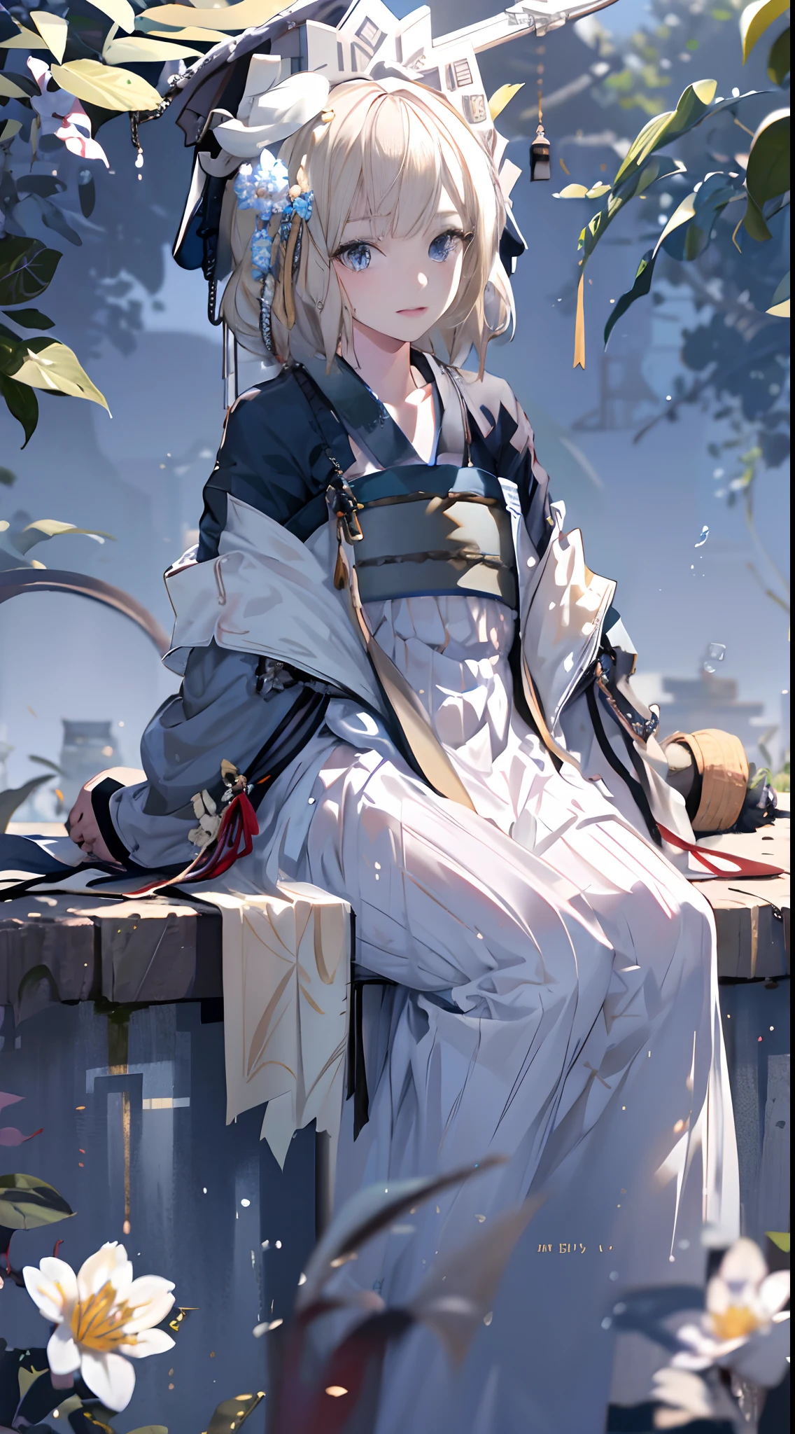 ((Detailed face, Cute Face)), (彼女は白い刺繍の入った長いスカートをyesている, Red blouse with lace, A white apron is tied around her waist, Blue socks, Brown leather shoes, She has a blue scarf wrapped around her head. yes, Her accessories include necklaces., Earrings, bracelet. 1 person)), Ultra-high resolution, (Realistic: 1.4), RAW Photos, Highest quality, (PhotoRealistic Stick), concentrated, Soft Light, ((15 years old)), ((Shiny platinum blonde silky super long straight hair, beautiful shiny bangs, Big clear sky blue eyes, Very beautiful bright eye highlights )), (( (Young Face))), (surface), (Depth of written boundary), masterpiece, (Realistic), woman, bangs, ((1 person))