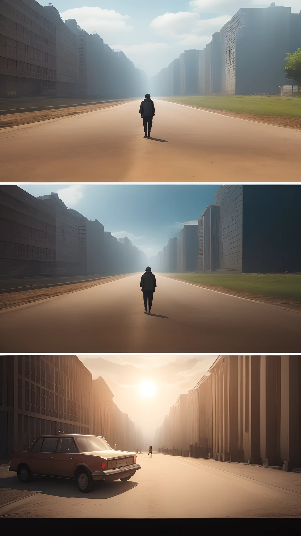 Show a split-screen image with one side depicting the real world and the other side showing a digital, simulated version. Emphasize the differences and similarities.