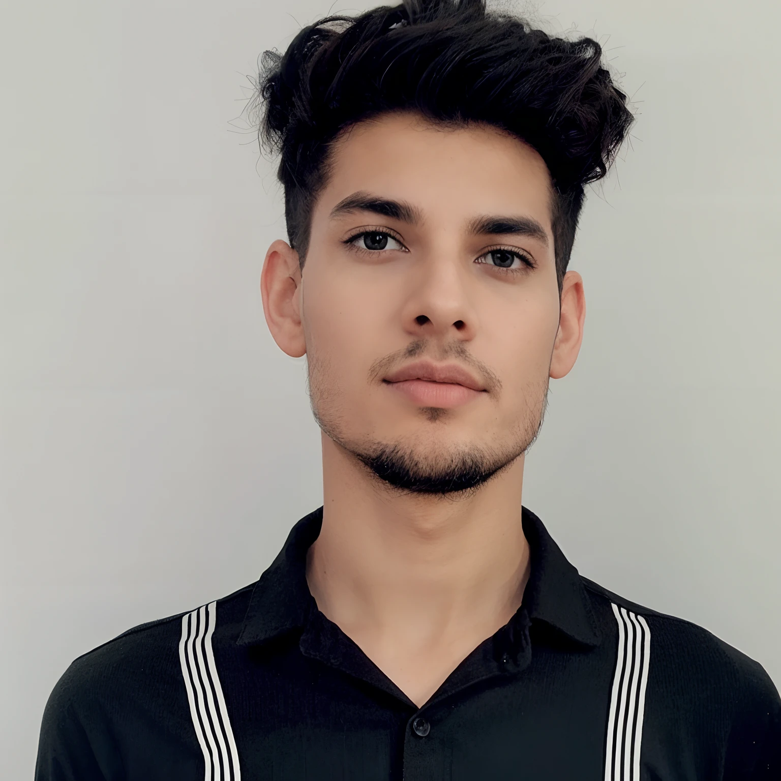 Black and white black background