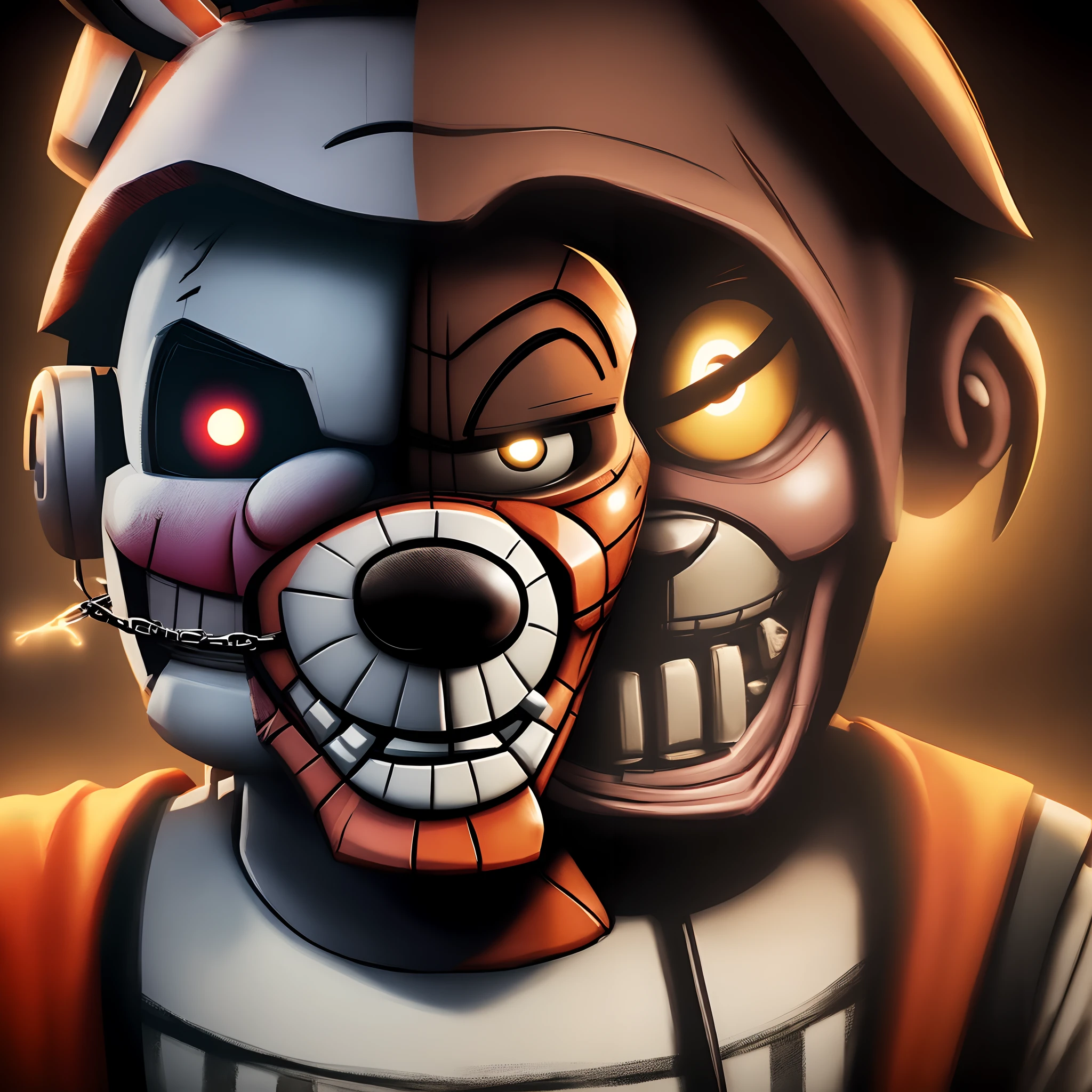 Five Nights Up to Freddy's movie cover made by pixar