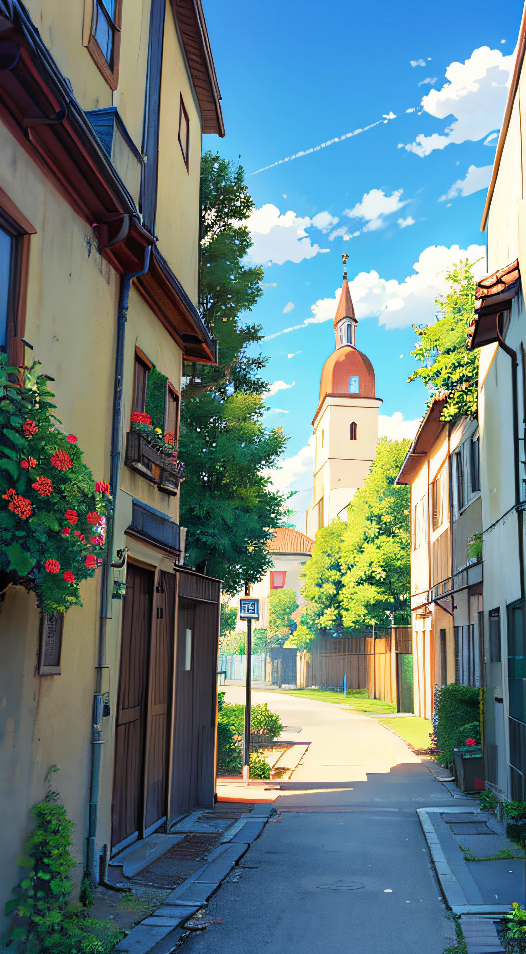 Ciudad de anime con una iglesia en el medio, Arte conceptual de escenarios de anime, Paisaje urbano de anime HD, Antecedentes de la ciudad, Hermoso escenario de anime, Paisaje urbano estilo anime, Escenario de anime, Hermosa escena de anime, Arte de fondo del anime, Paisaje urbano europeo al aire libre, Hermoso paisaje urbano, Escena de la ciudad rural, Paisaje rural del anime, Ciudad al fondo, Antecedentes de la ciudad portuaria renacentista, Paisaje anime, Obras de arte de paisajes