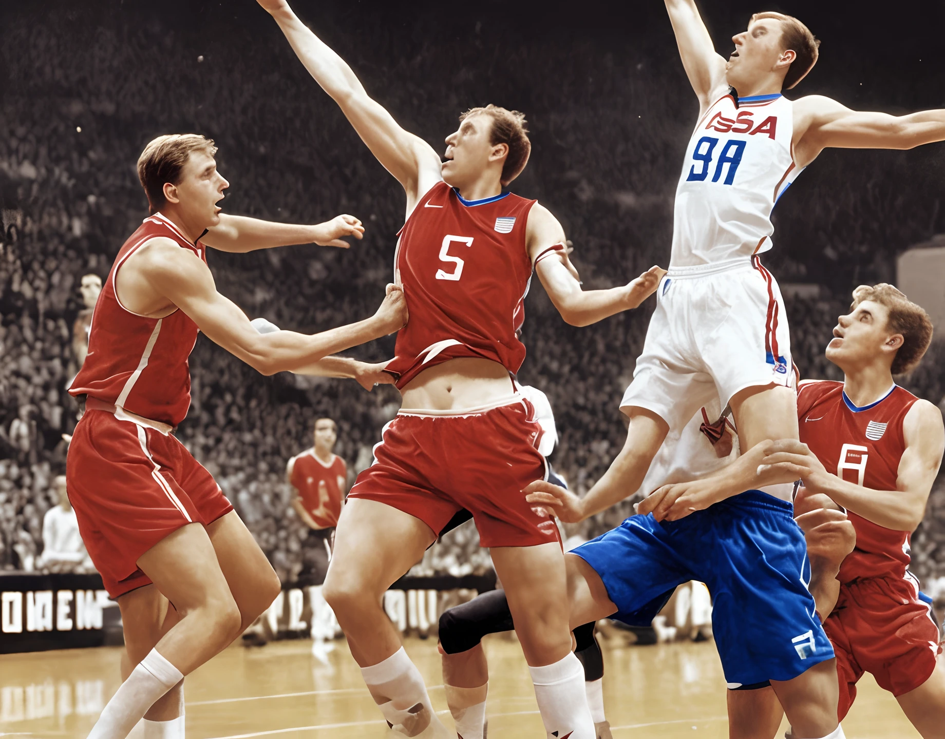 The USA losing to the USSR