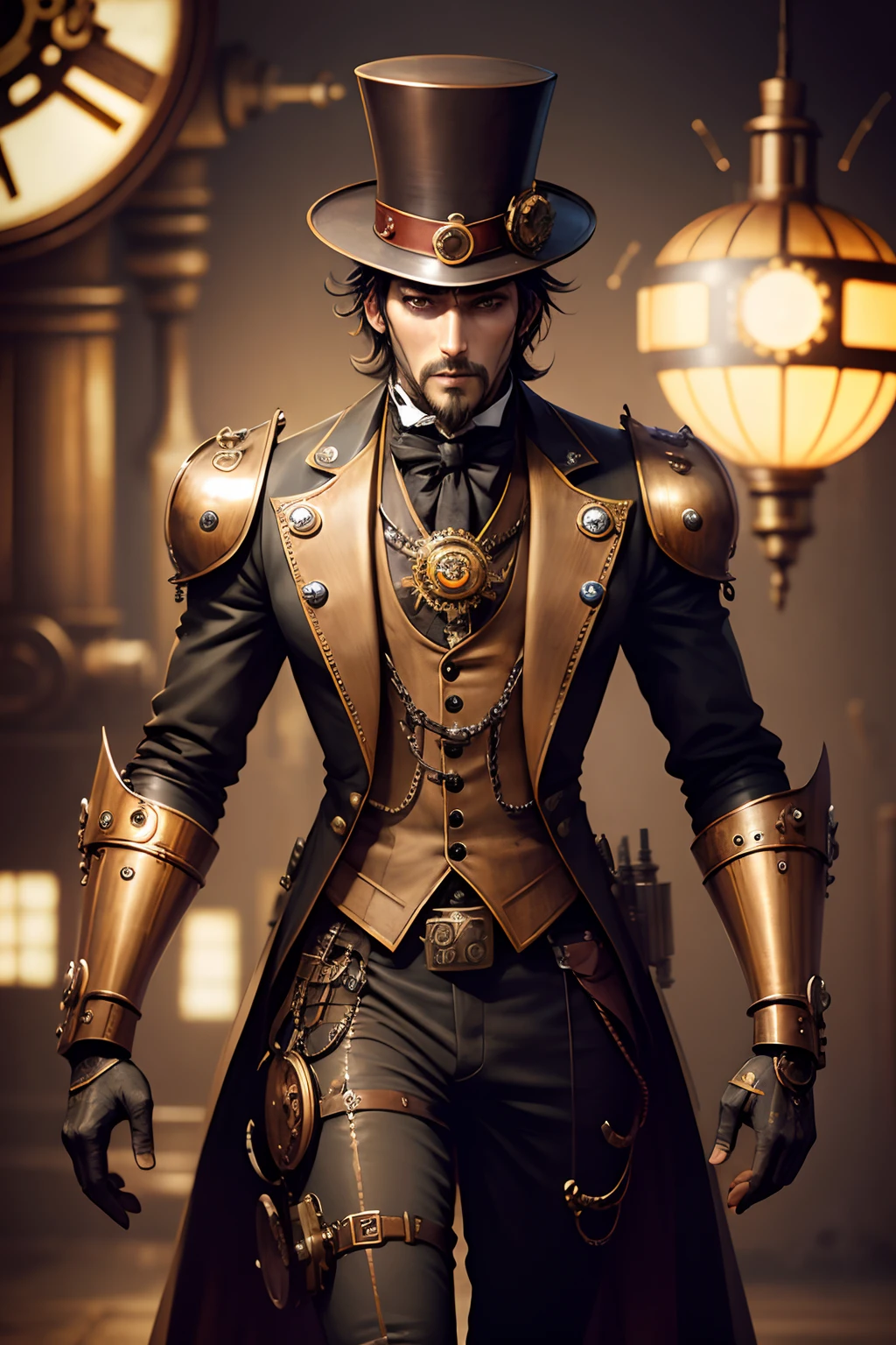 Steampunk Clockwork Robot