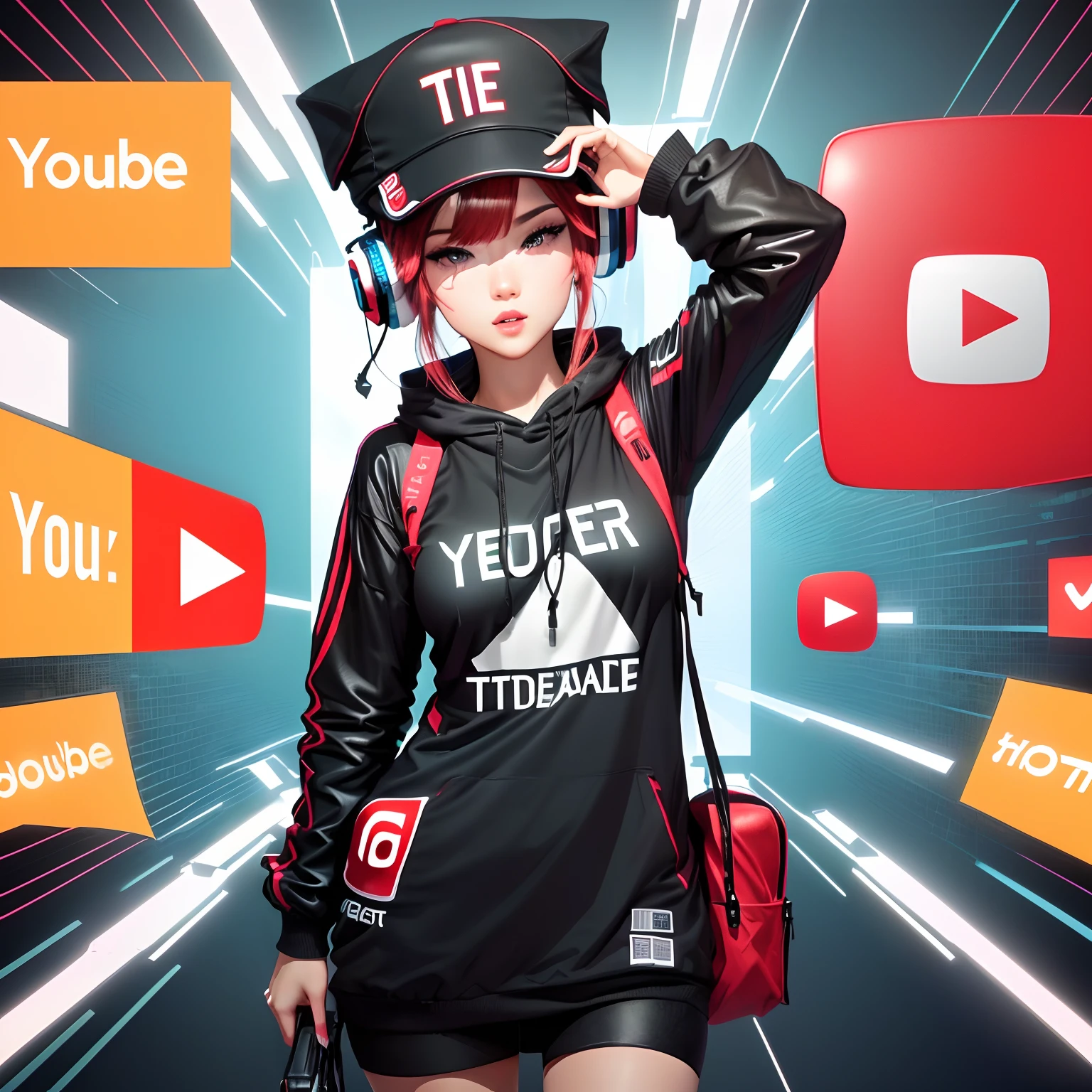 Cartoon ai youtube logo