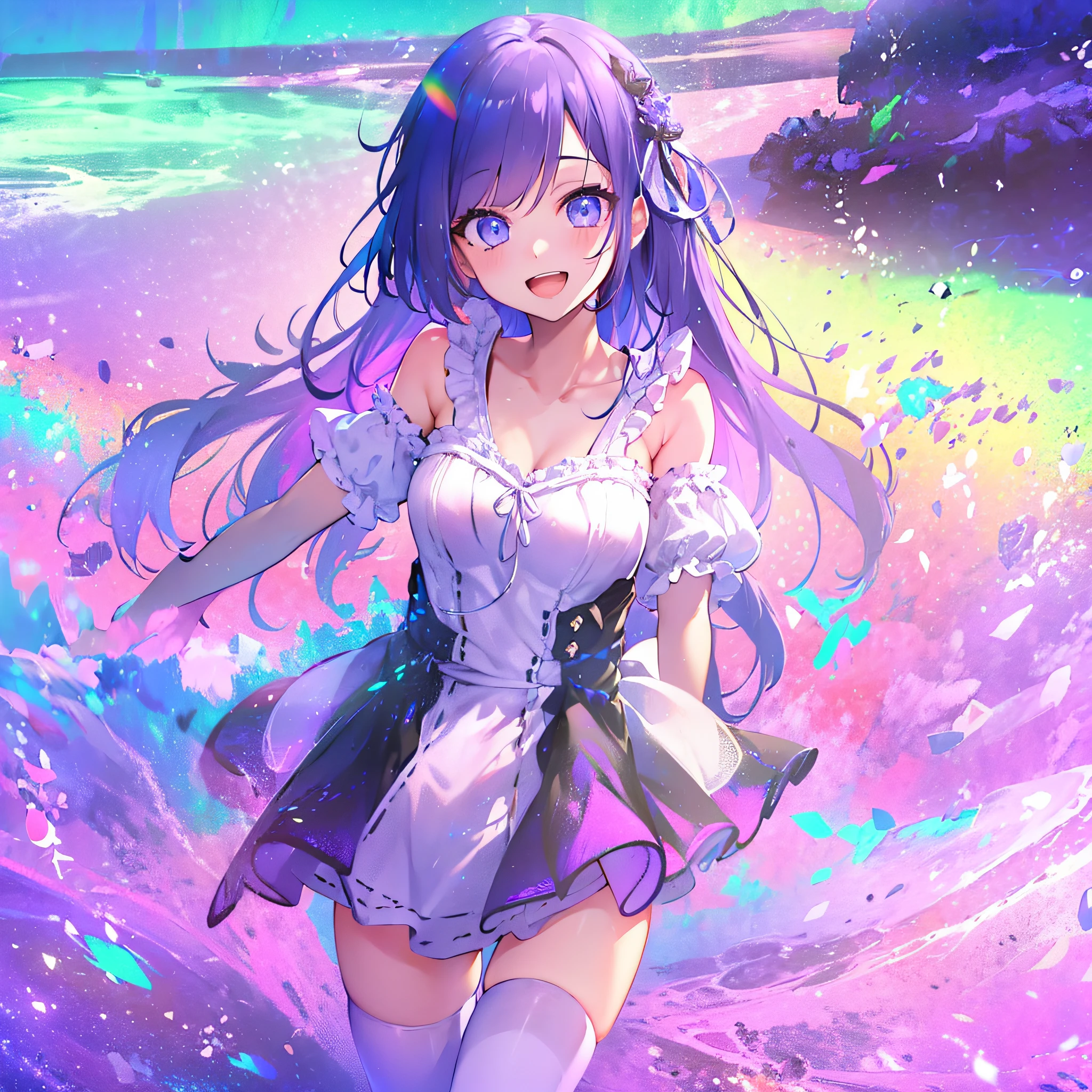  anime with purple hair and blue eyes in a sailor outfit, estilo de arte anime moe, kantai collection style, Misato Katsuragi, rei hiroe, estilo de arte de anime, em estilo anime, no estilo anime, retrato estilo anime, estilo de Ilya Kuvshinov, (Menina anime), estilo de arte desconhecido, arte oficial, estilo anime do ig studios