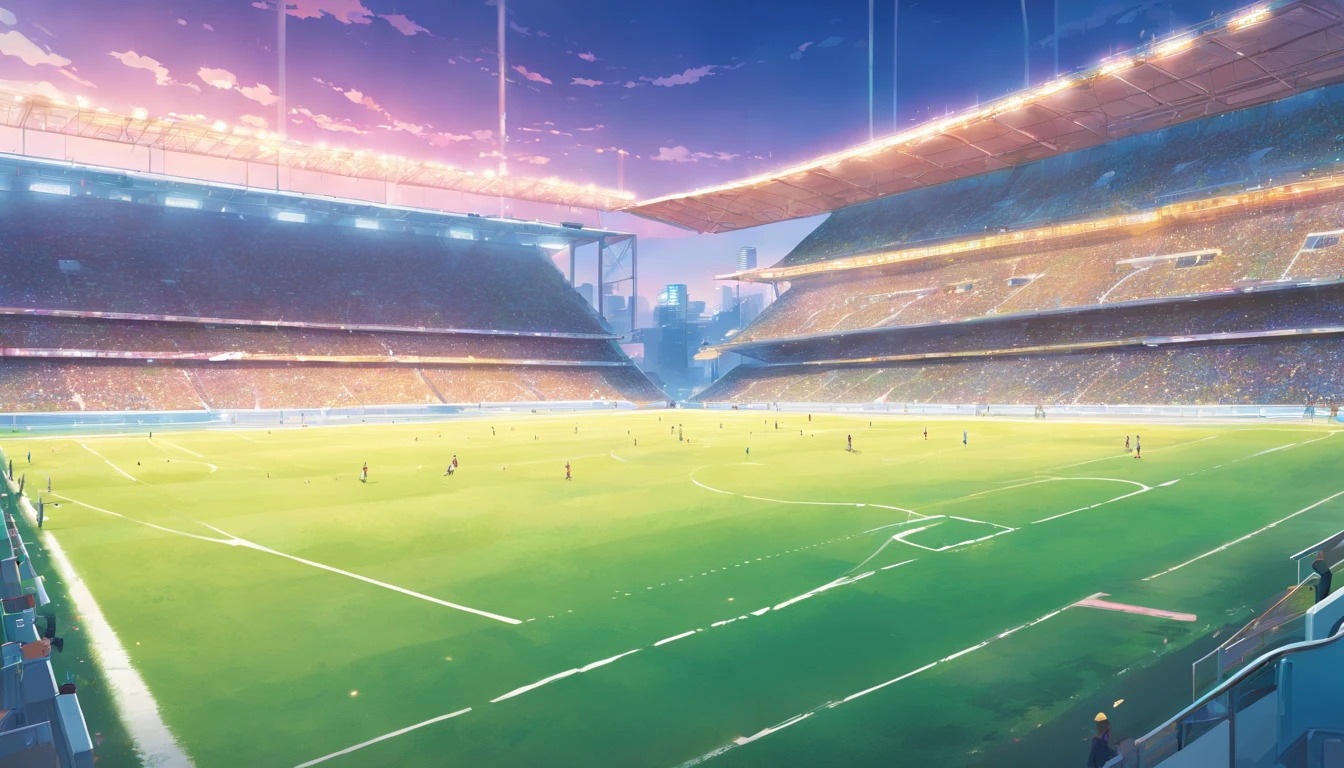 Illustration of football game background