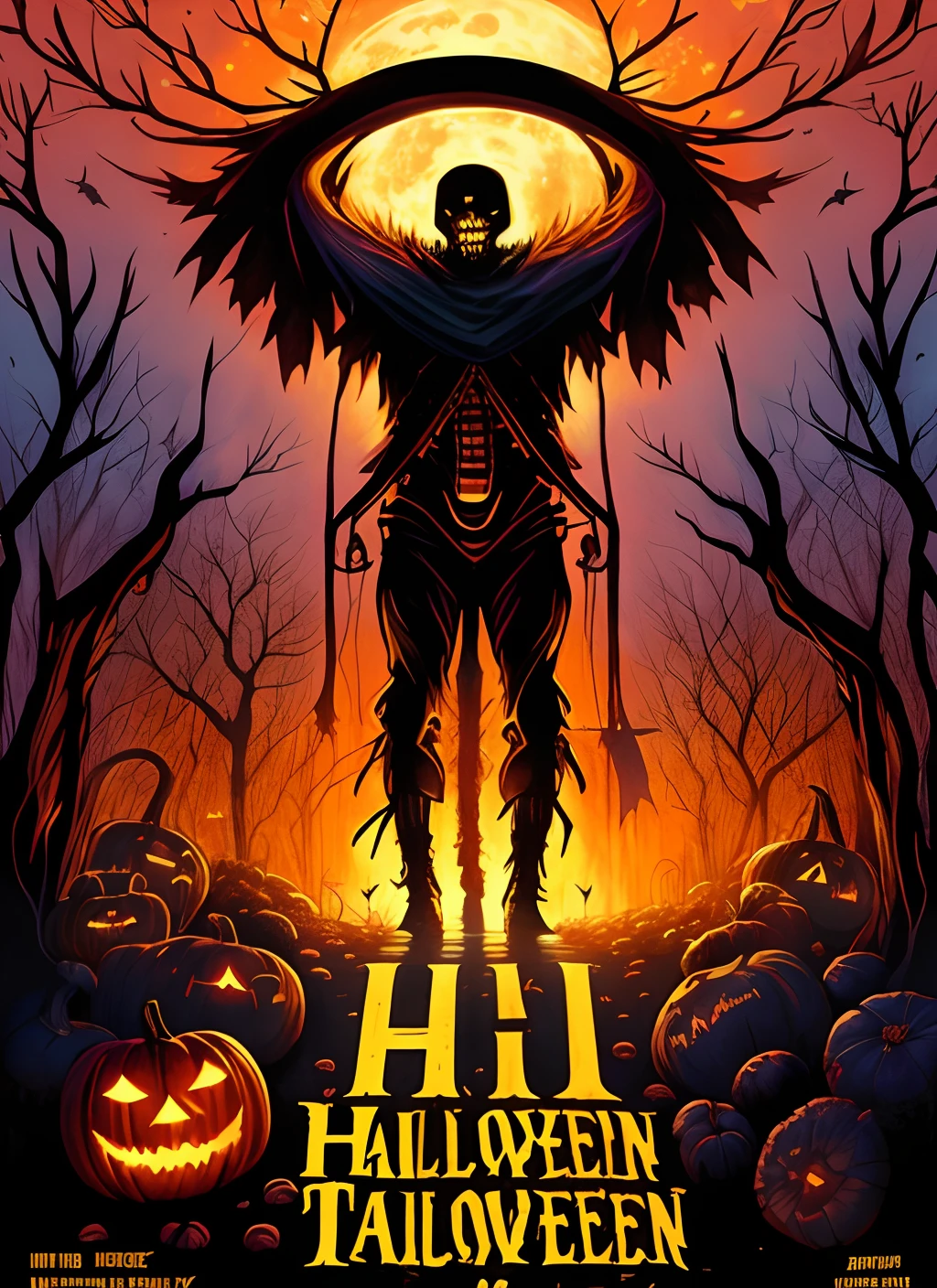 Capa de livro de terror, zumbis, halloween