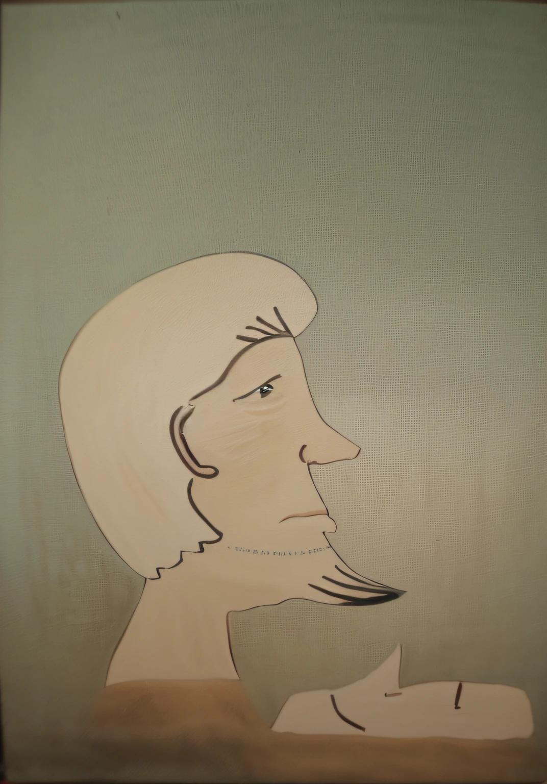 an old painting of a man